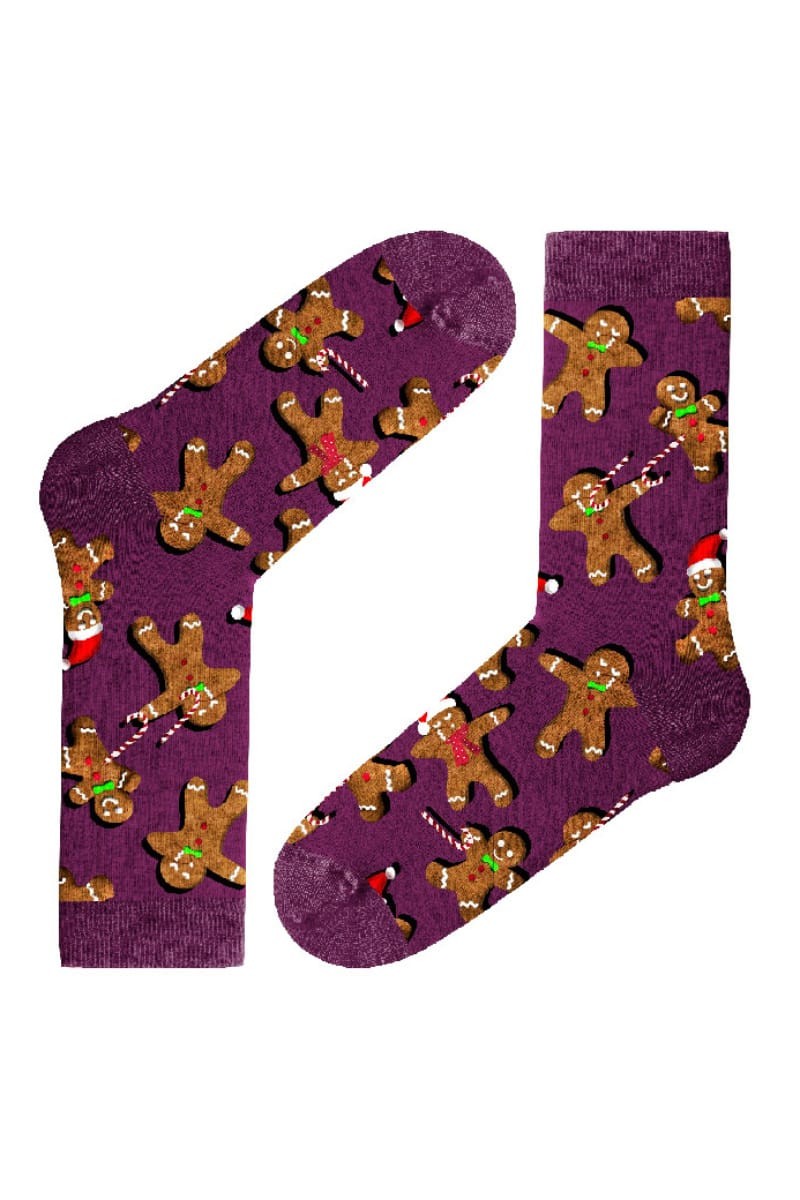 

Носочки John Frank 36-40 Фиолетовый микс (chginger bread)