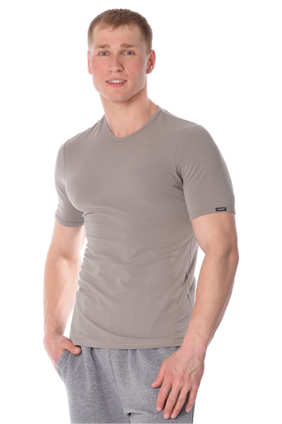 

Футболка Cornette () Оливковый, Футболка Cornette 54(2XL) Оливковый