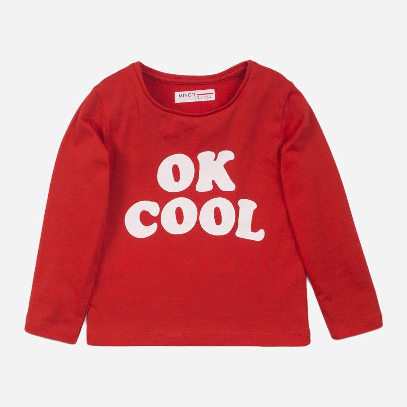 

Футболка с длинными рукавами Minoti 4Kidtee 8 15374 122-128 см Красная