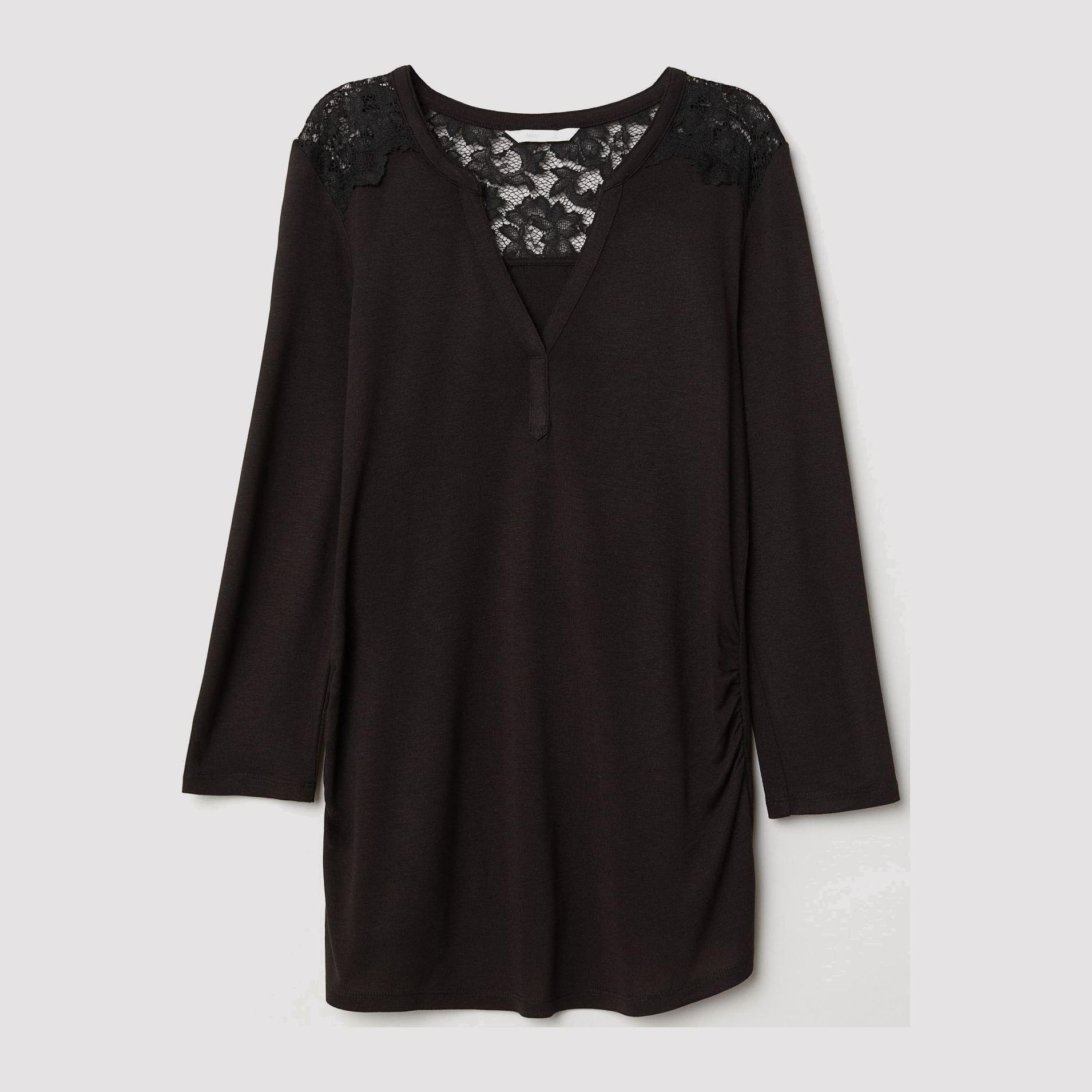 

Лонгслив H&M Mama 6543538-AAAD  Черный, Лонгслив H&M Mama 6543538-AAAD S Черный