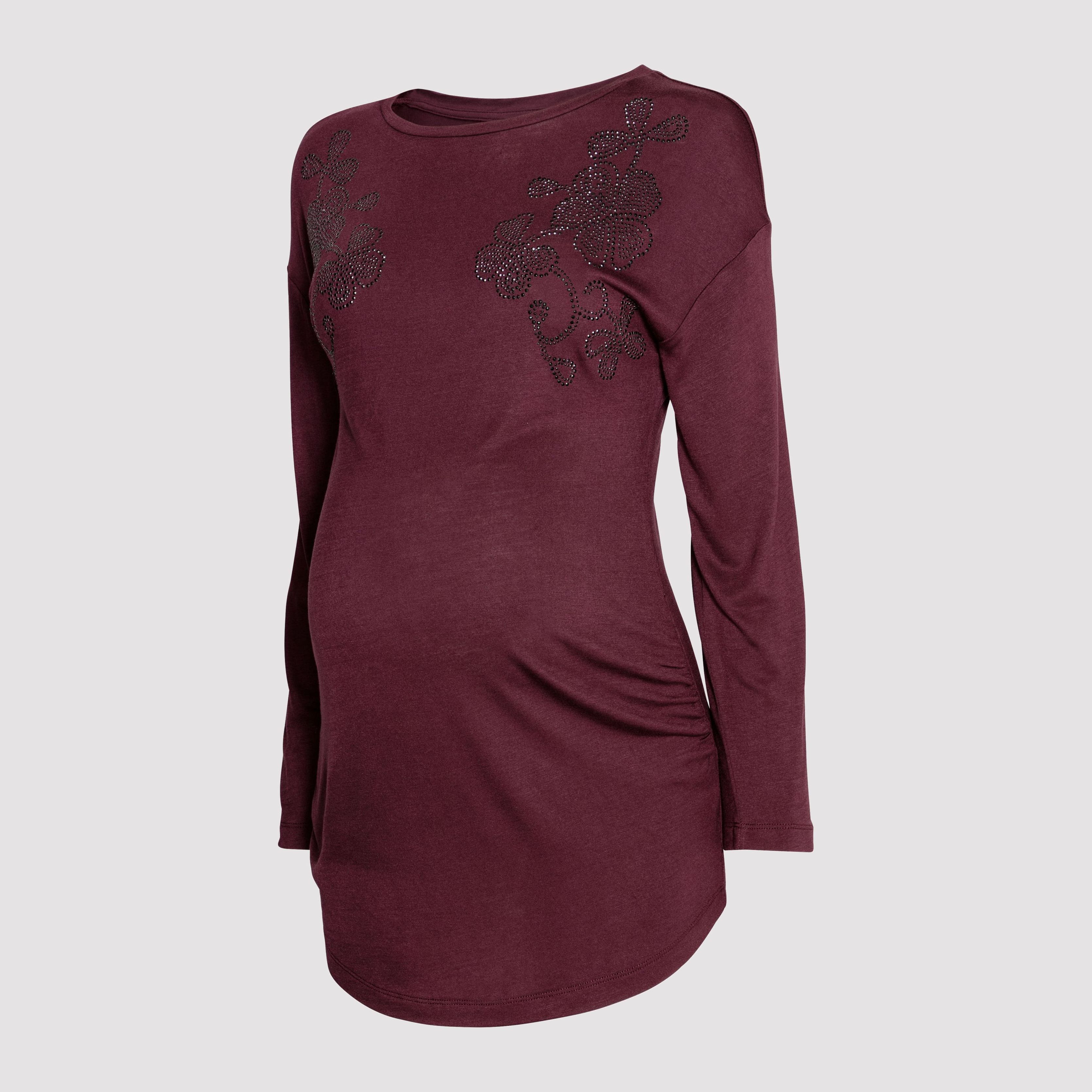 

Лонгслив для беременных H&M Mama 6149506-ABVN XS Бордовый