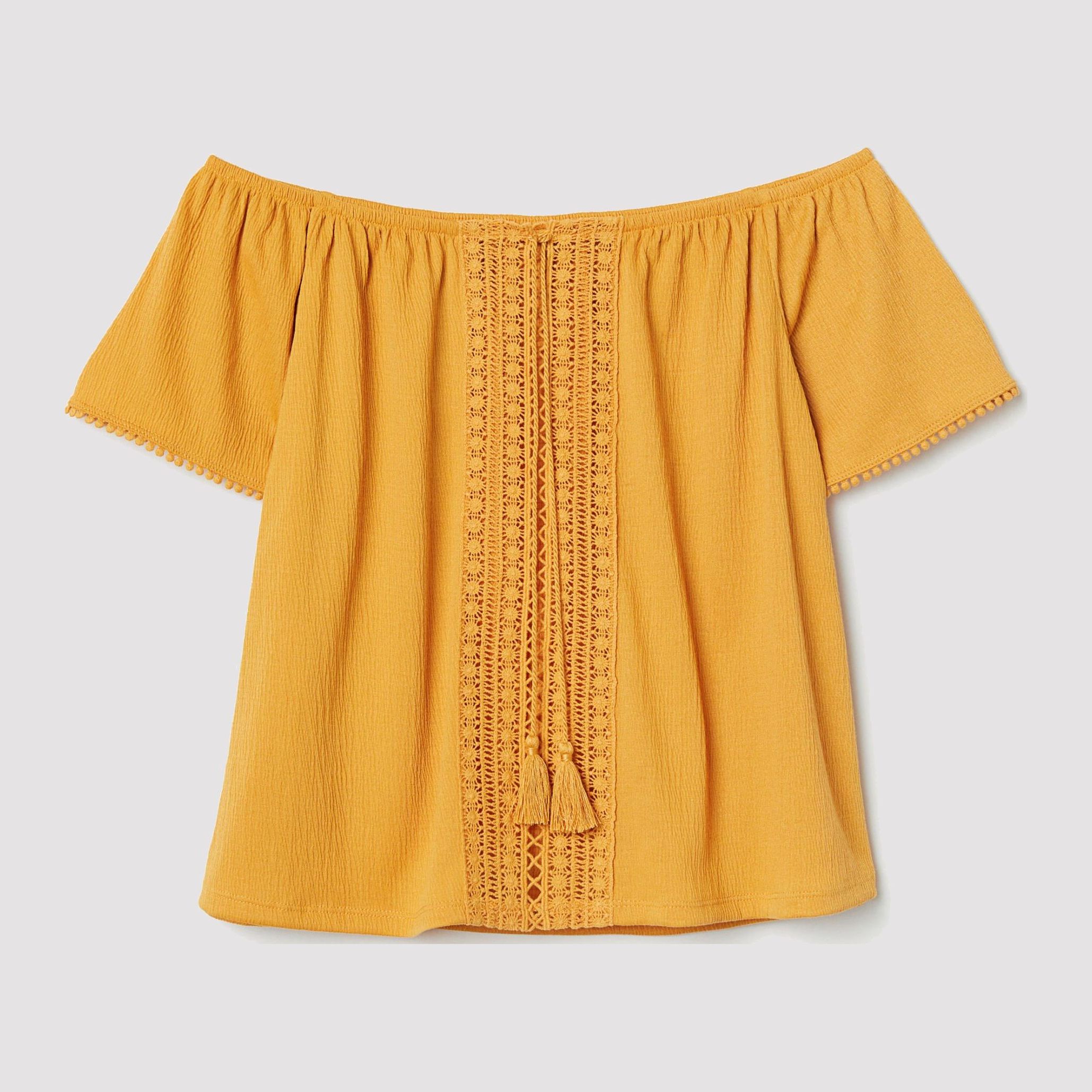 

Топ H&M 6520758-ACVW XL Оранжевый