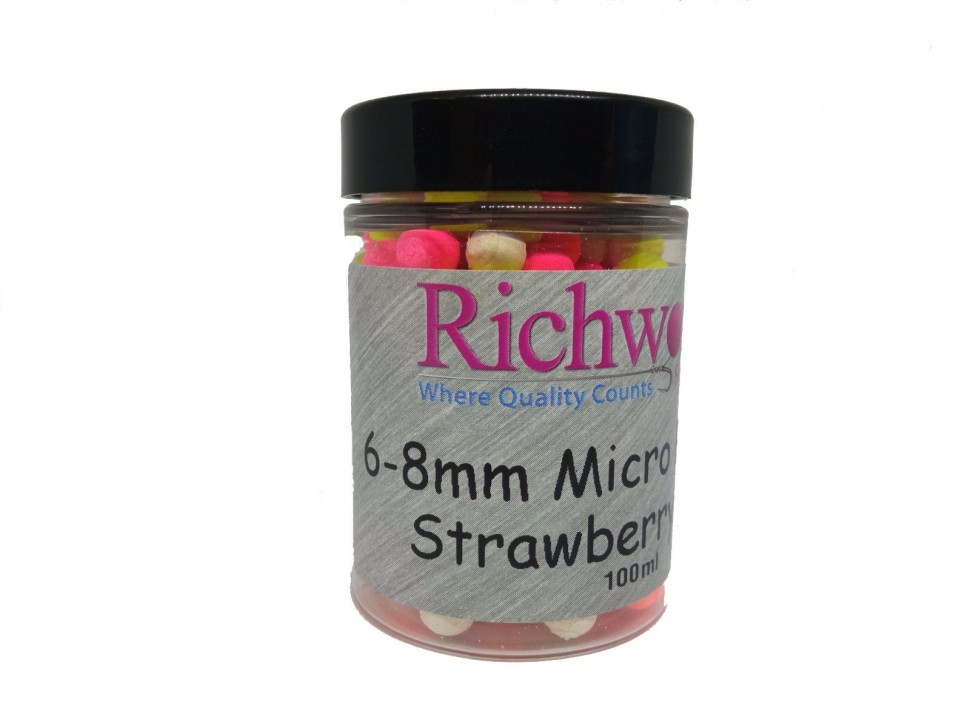 

Бойлы Richworth Micro Pop-Ups Strawberry Jam 6-8mm 100ml ERW6SJ