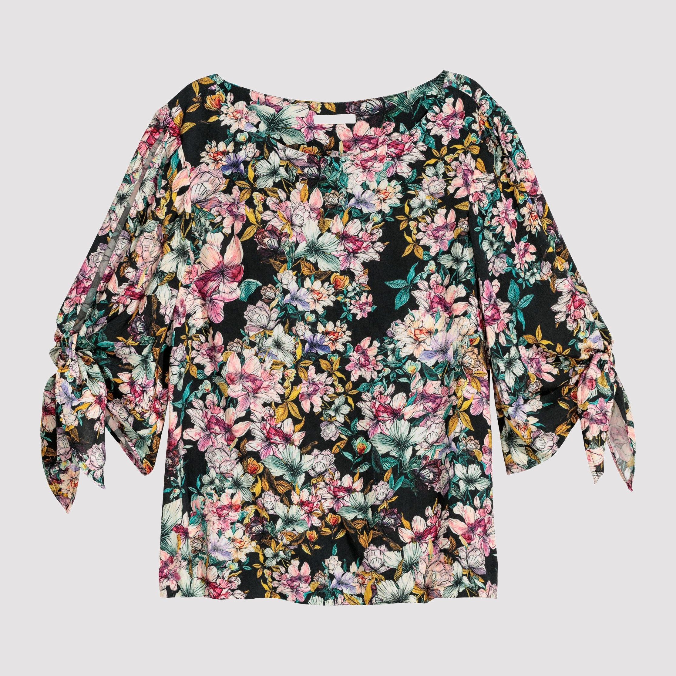 

Блузка H&M 6100366-AAUU-AAUU 34 Хаки