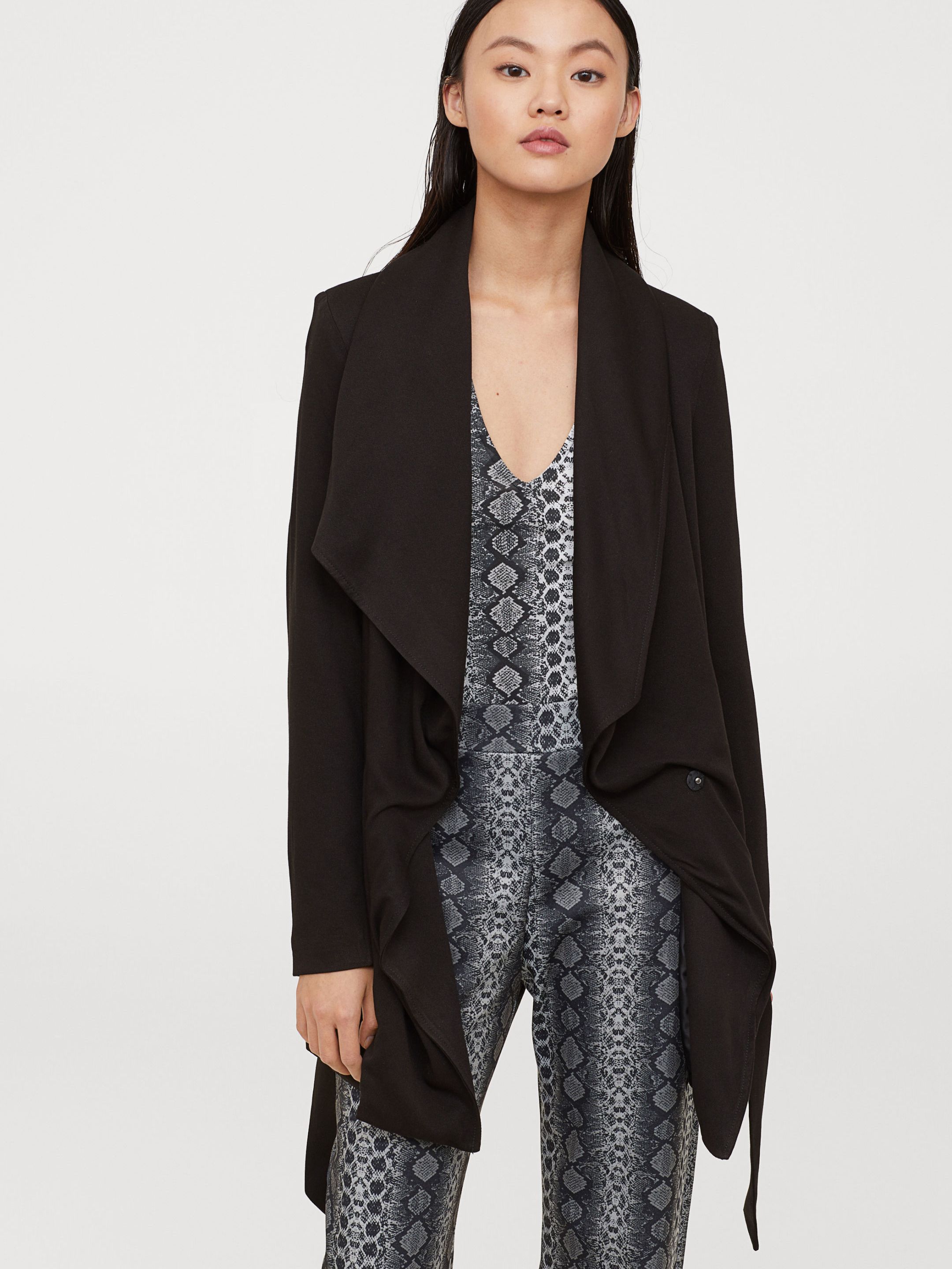 

Тренч H&M 6474838-AAAD 34 Черный