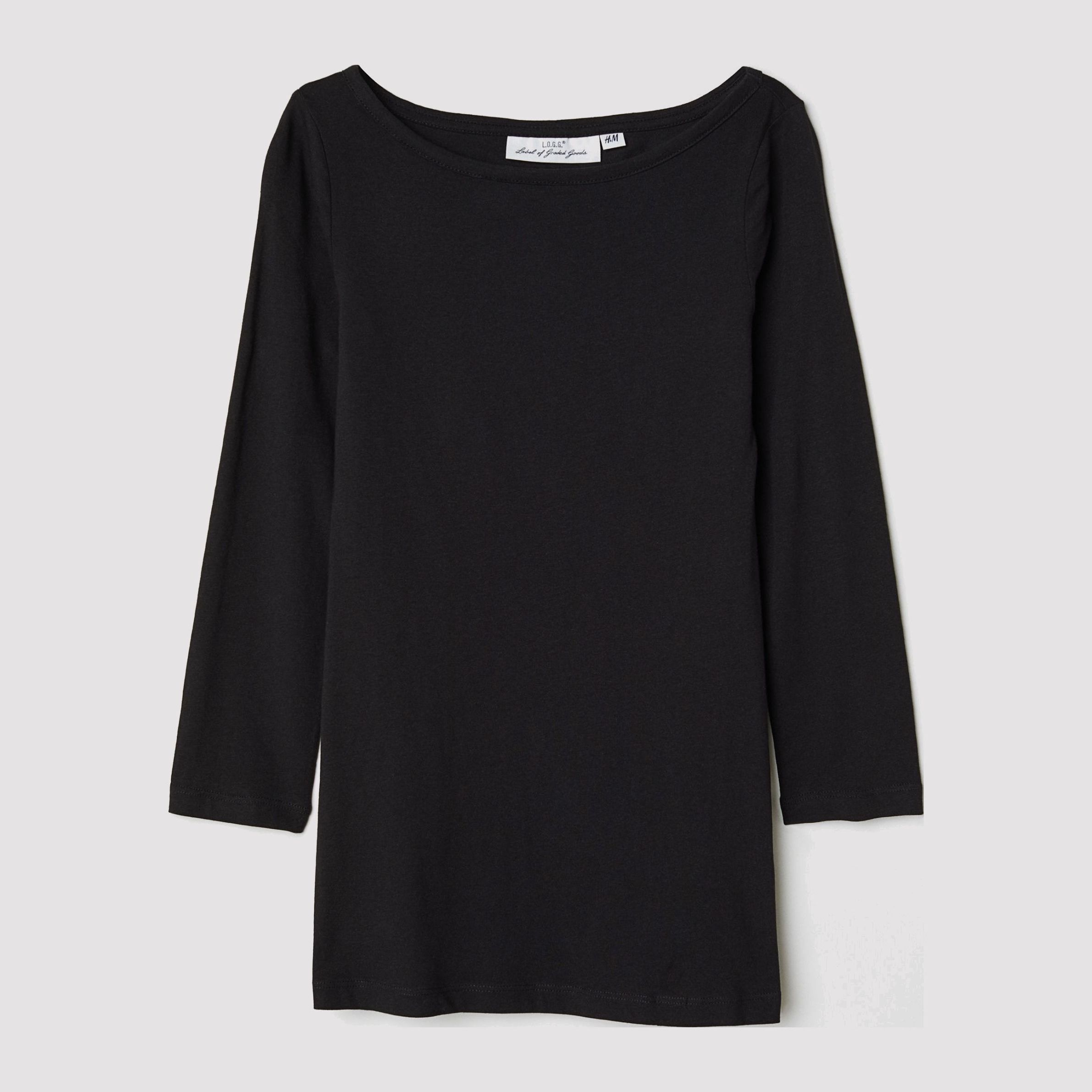 

Лонгслив H&M 6426997-AAAD S Черный