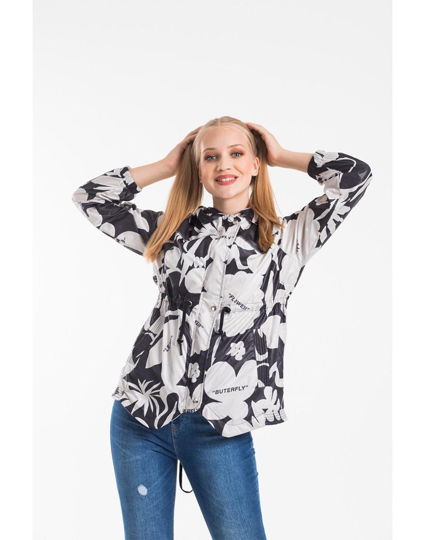 

Куртка-ветровка SOUCHI с капюшоном S черная (5213 black)