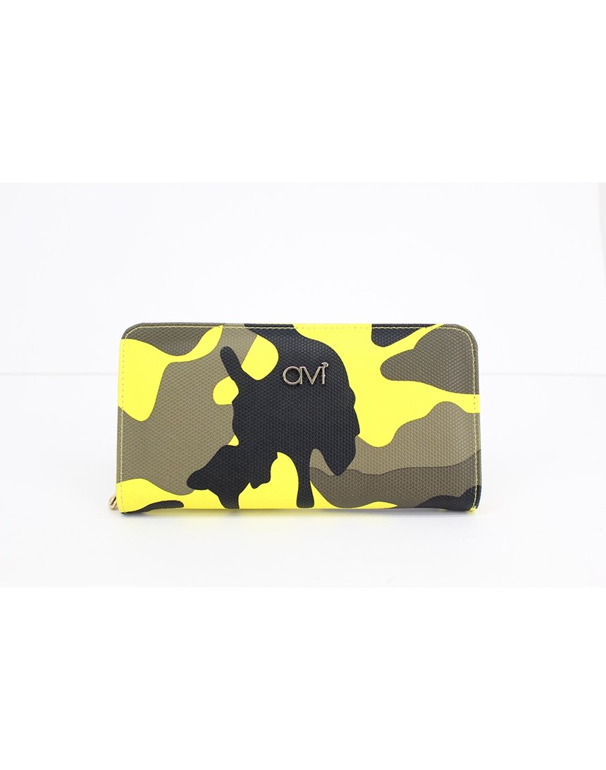 

Дизайнерское женское портмоне AVI с крупным принтом One Size камуфляж (avi004 yellow)