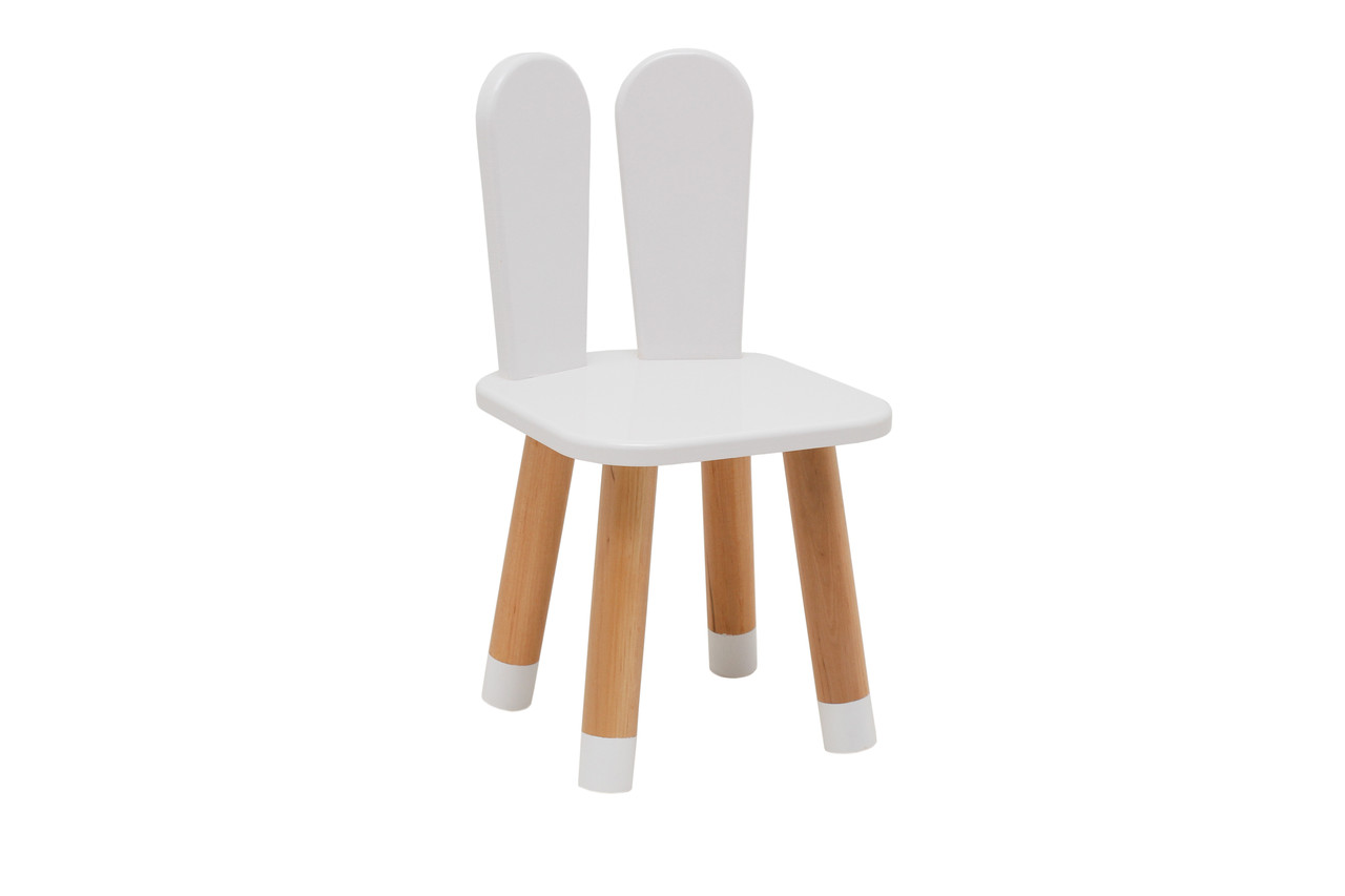 

Дитячий стільчик "Зайка" білого кольору