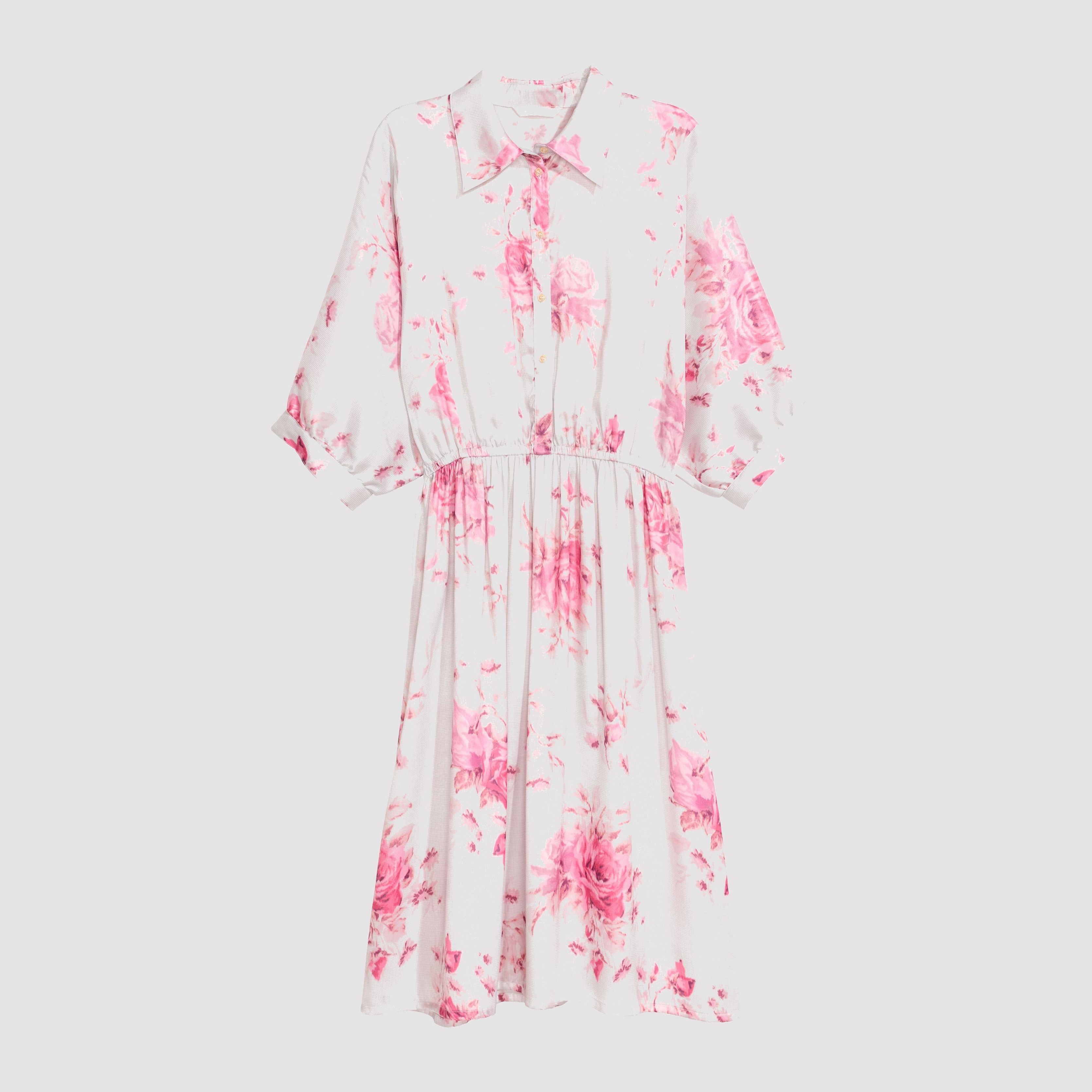 

Платье H&M 5976356-ABVJ 46 Белое с розовым