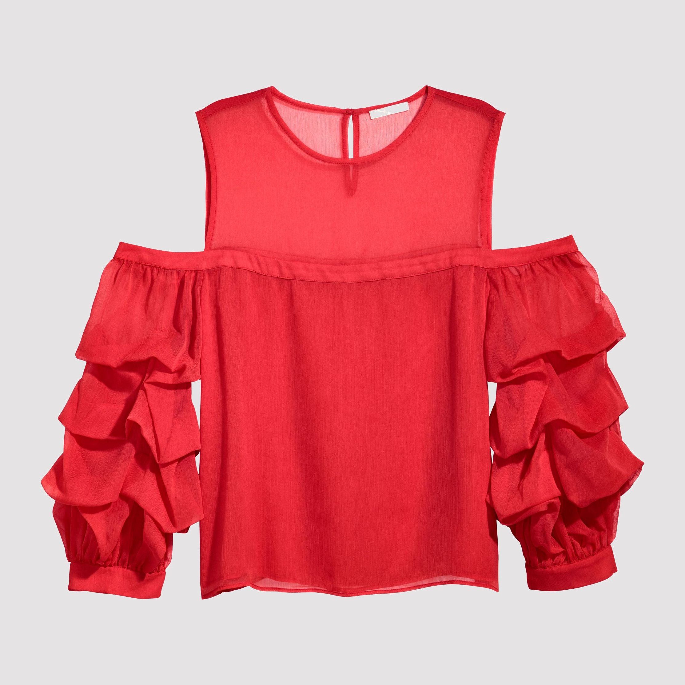 

Блузка H&M 5965636-ACVF 32 Красная