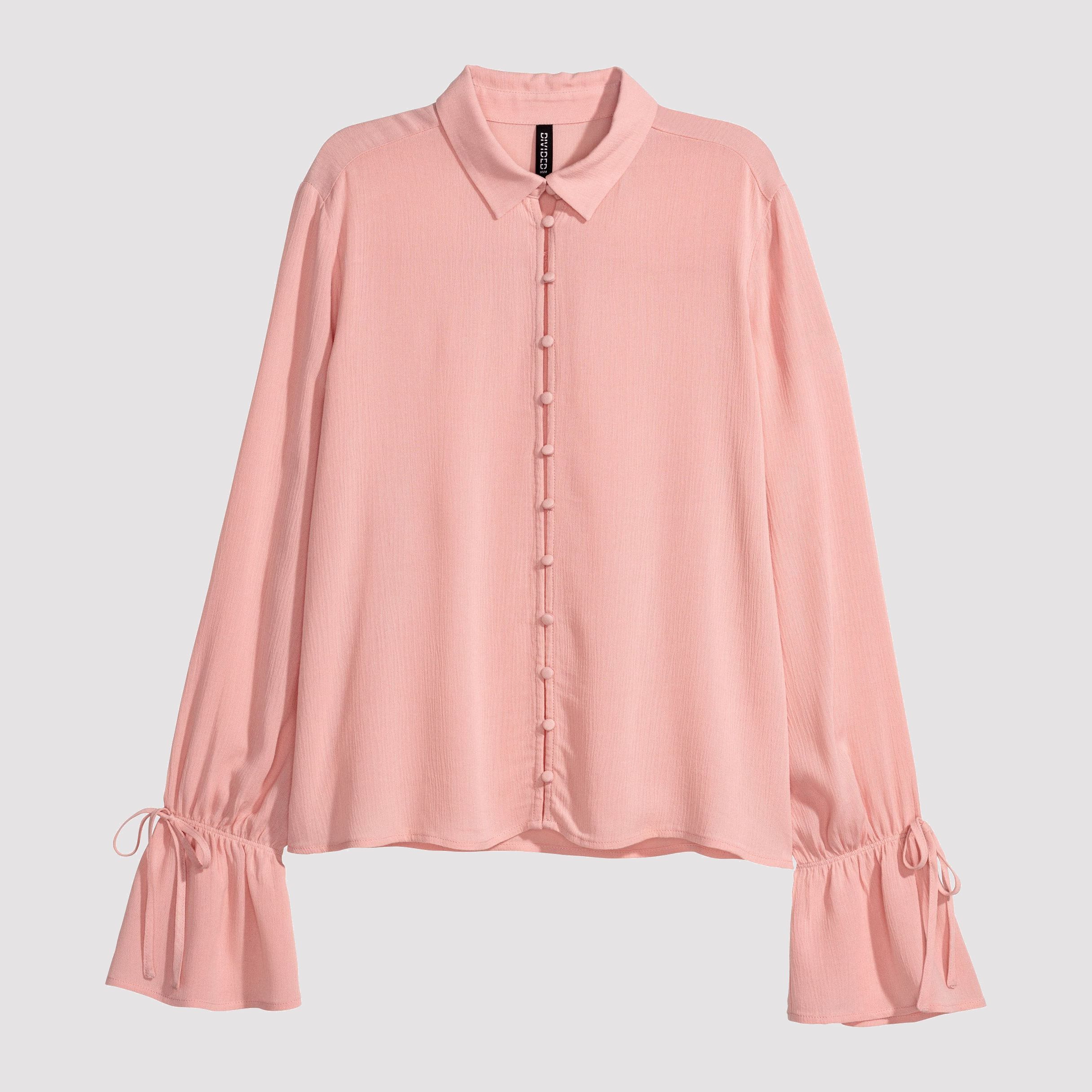 

Рубашка H&M 5951967-ACUH 38 Бледно-розовая