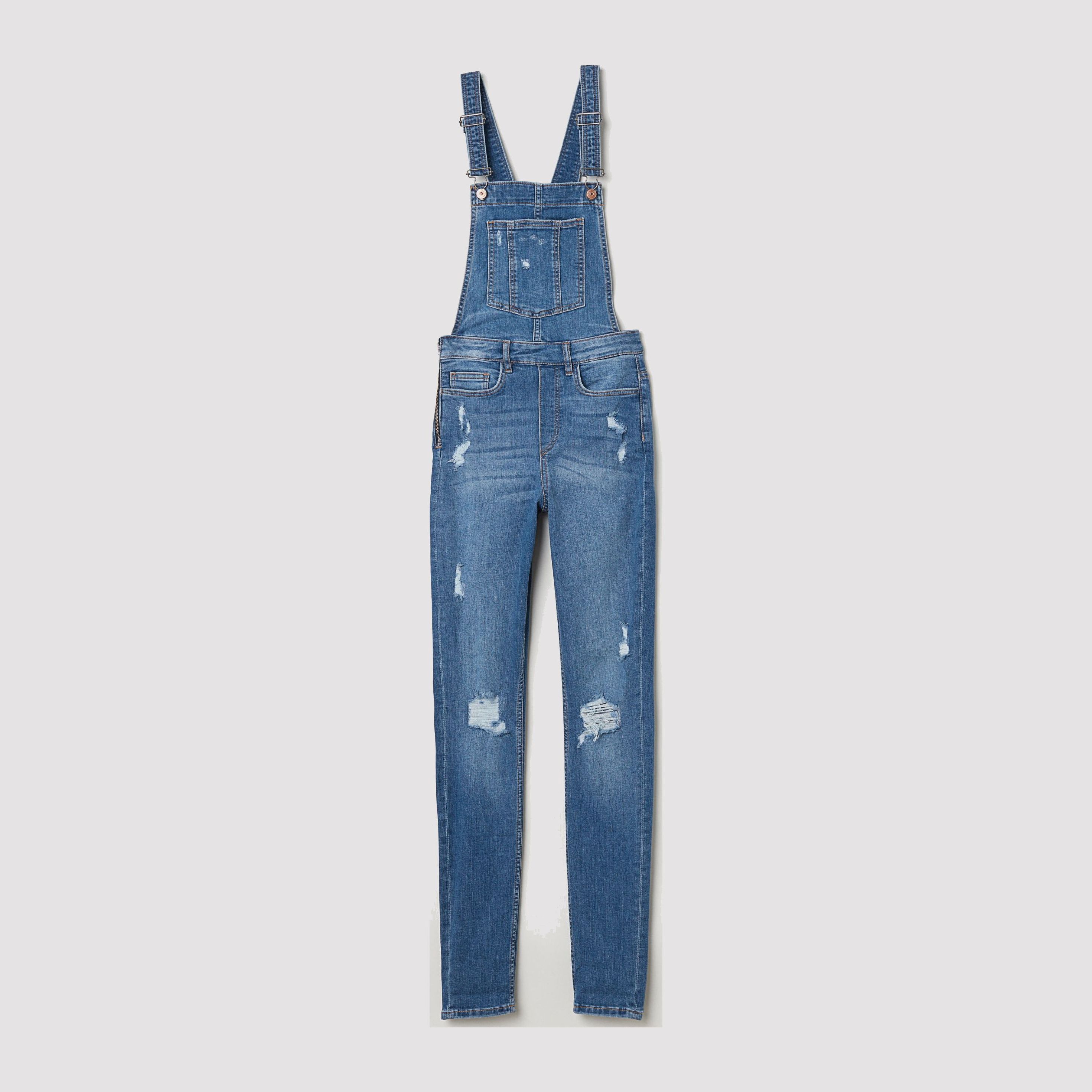 

Полукомбинезон джинсовый H&M 5931397-ACXD 34 Синий