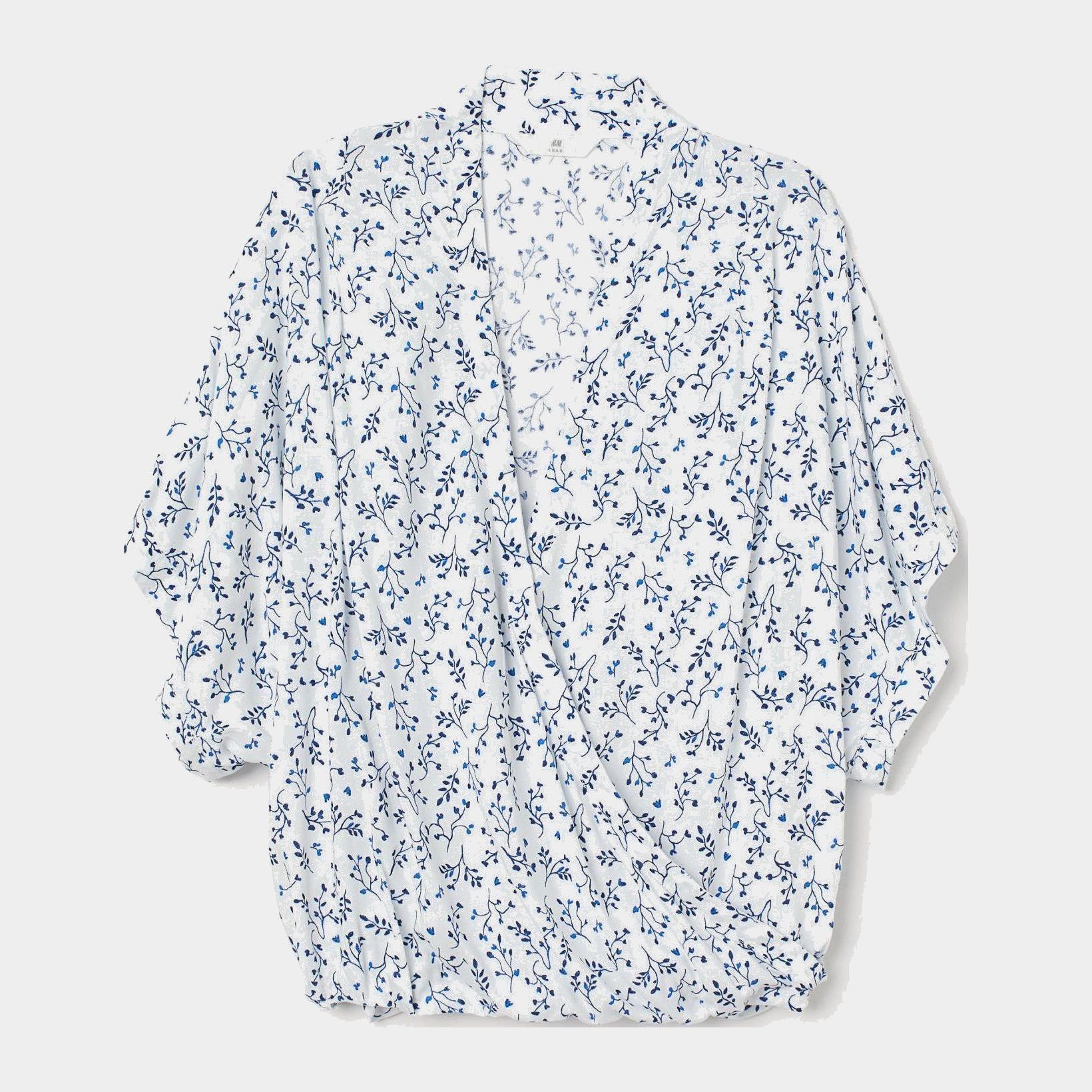 

Блузка H&M 7507129-AAXY 38 Белая