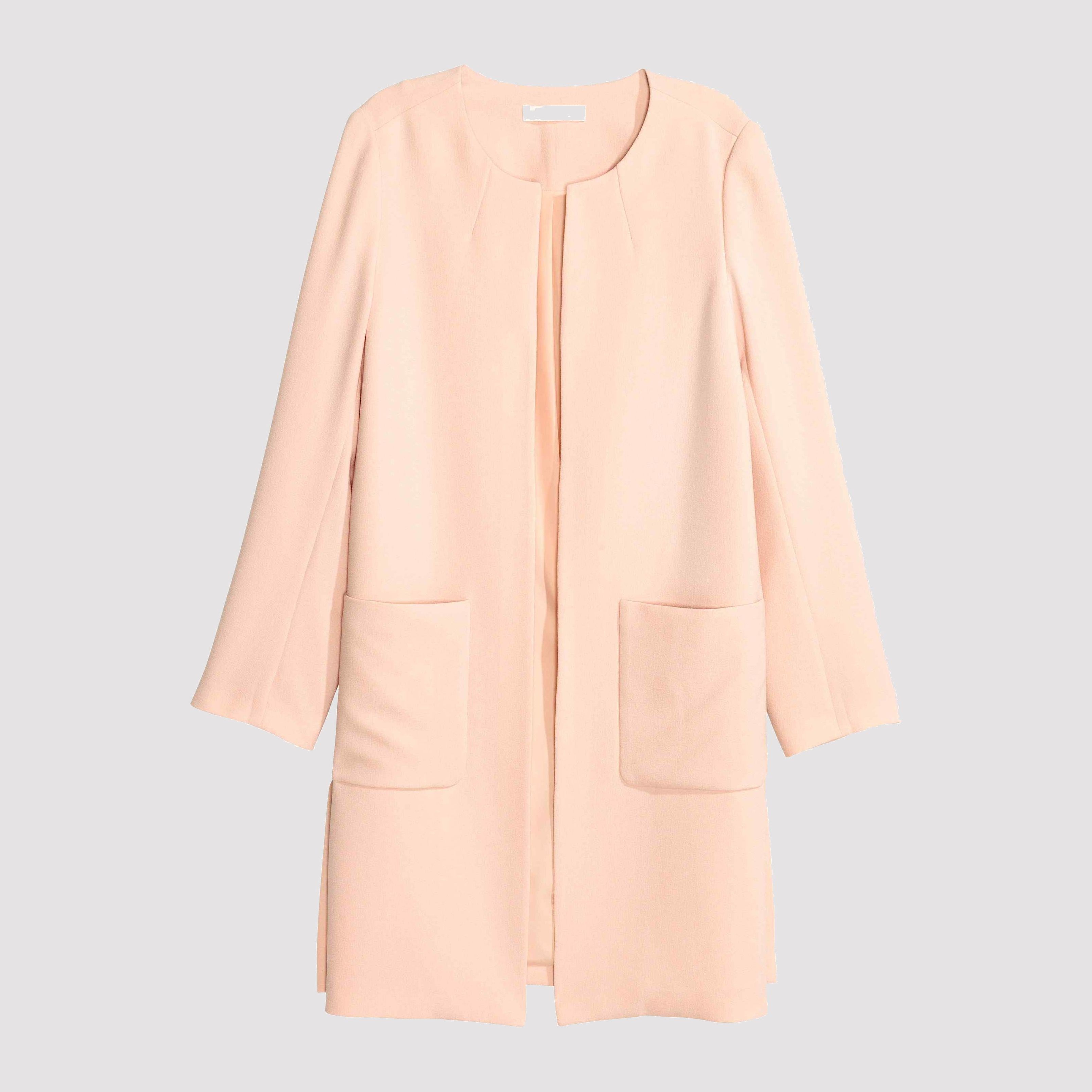 

Пальто H&M 4000054-ACUH M Бледно-розовое
