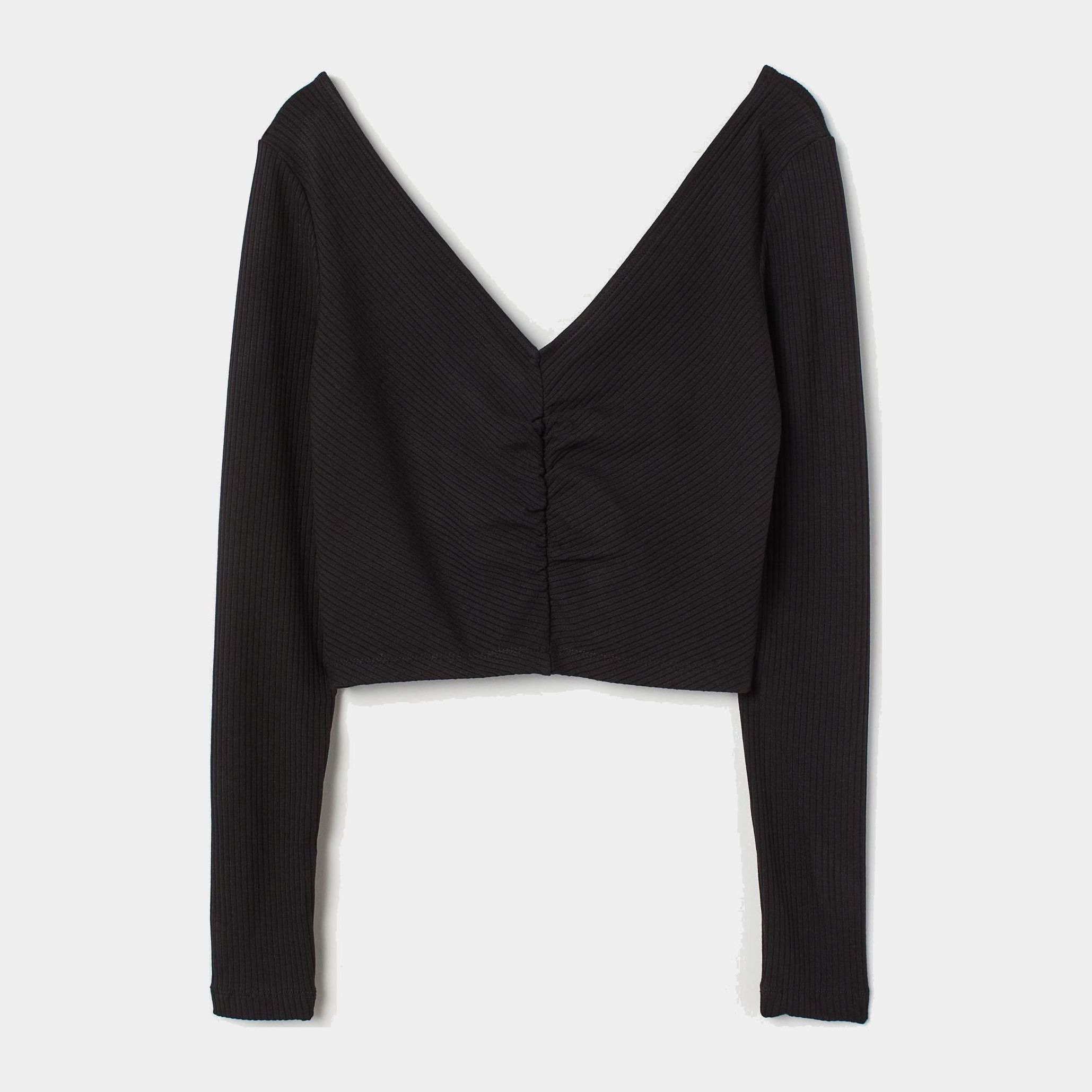 

Топ H&M 7476369-AAAD XL Черный
