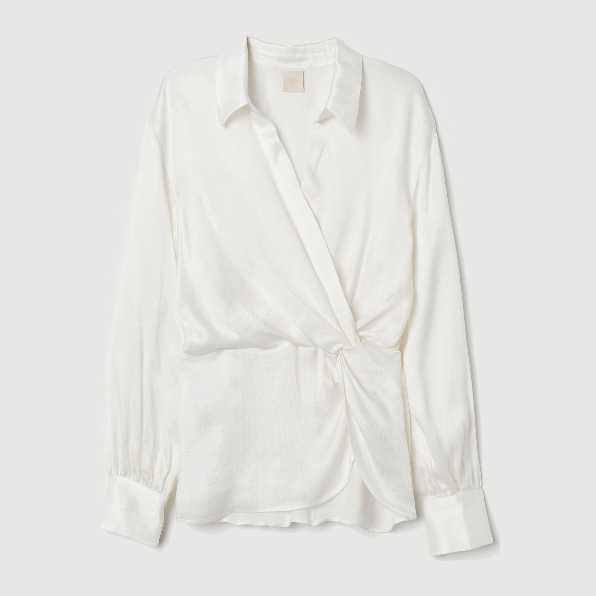 

Блузка H&M 7356259-ACTS 34 Белая