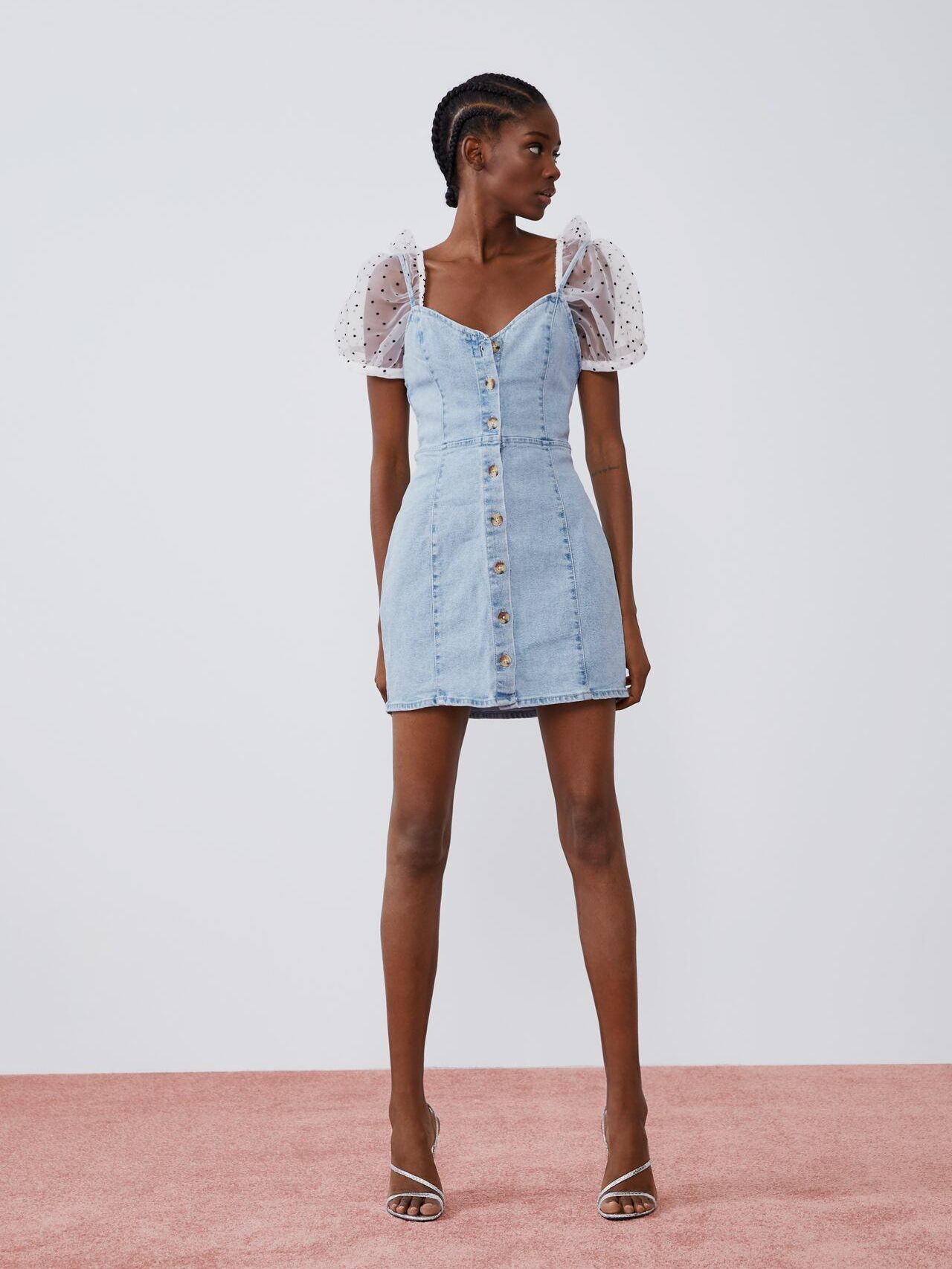 

Платье Zara 8197/036/400-ACUP XS Голубое