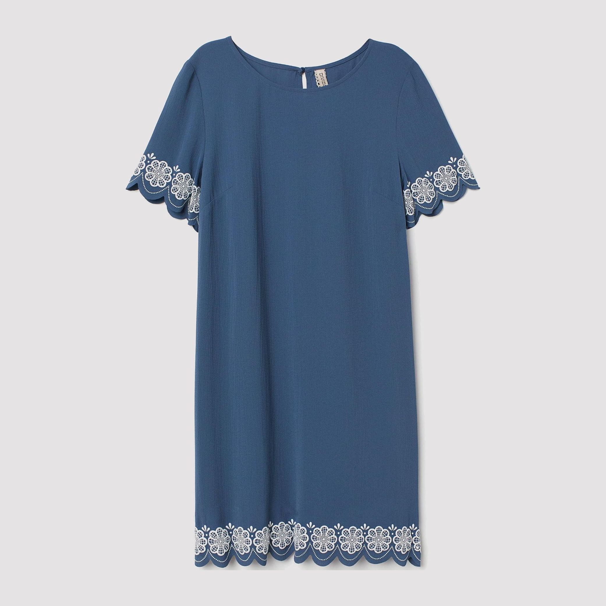 

Платье H&M 7089859-ACTH 32 Синее с белым