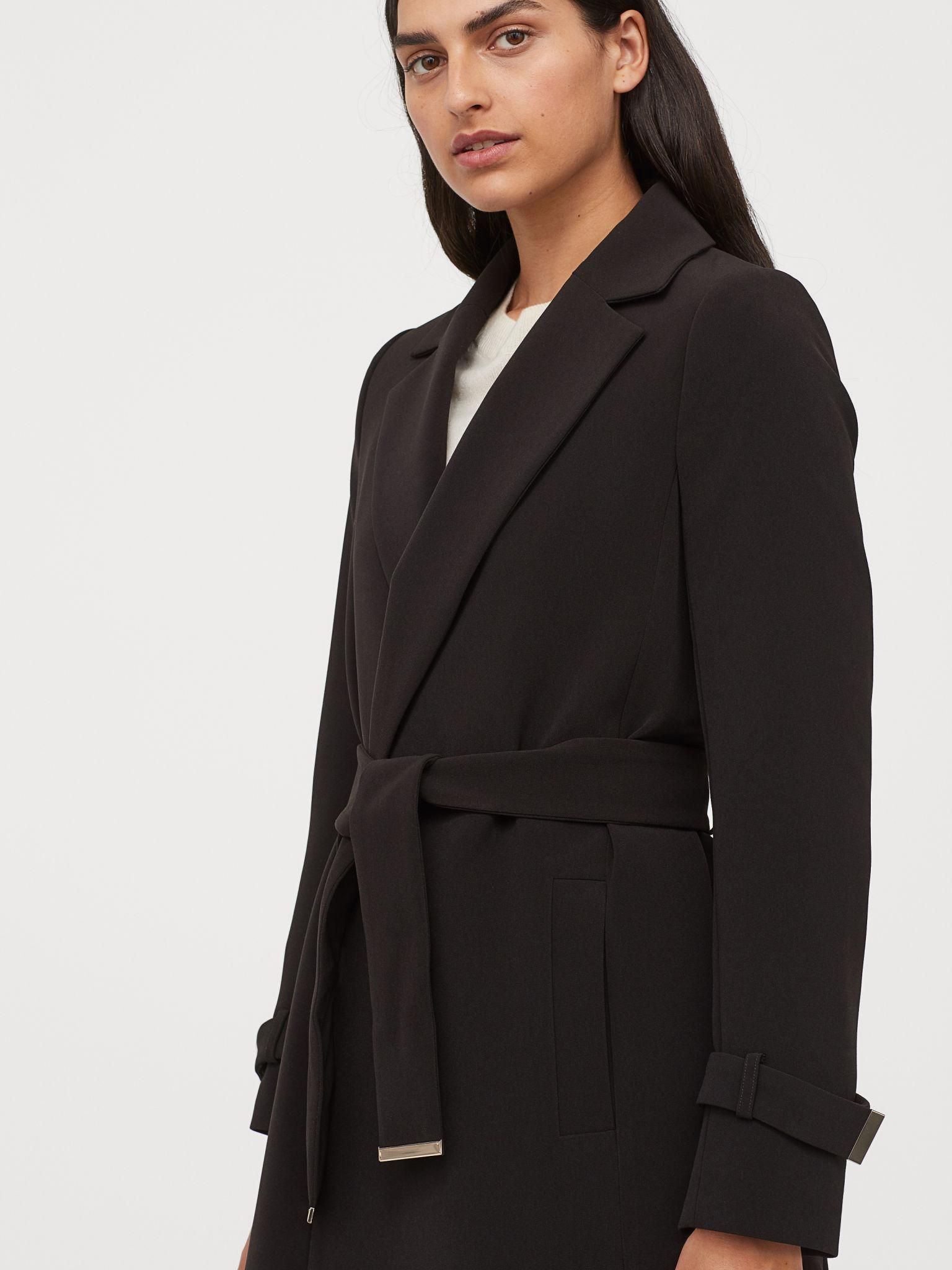 

Тренч H&M 7087059-AAAD 34 Черный