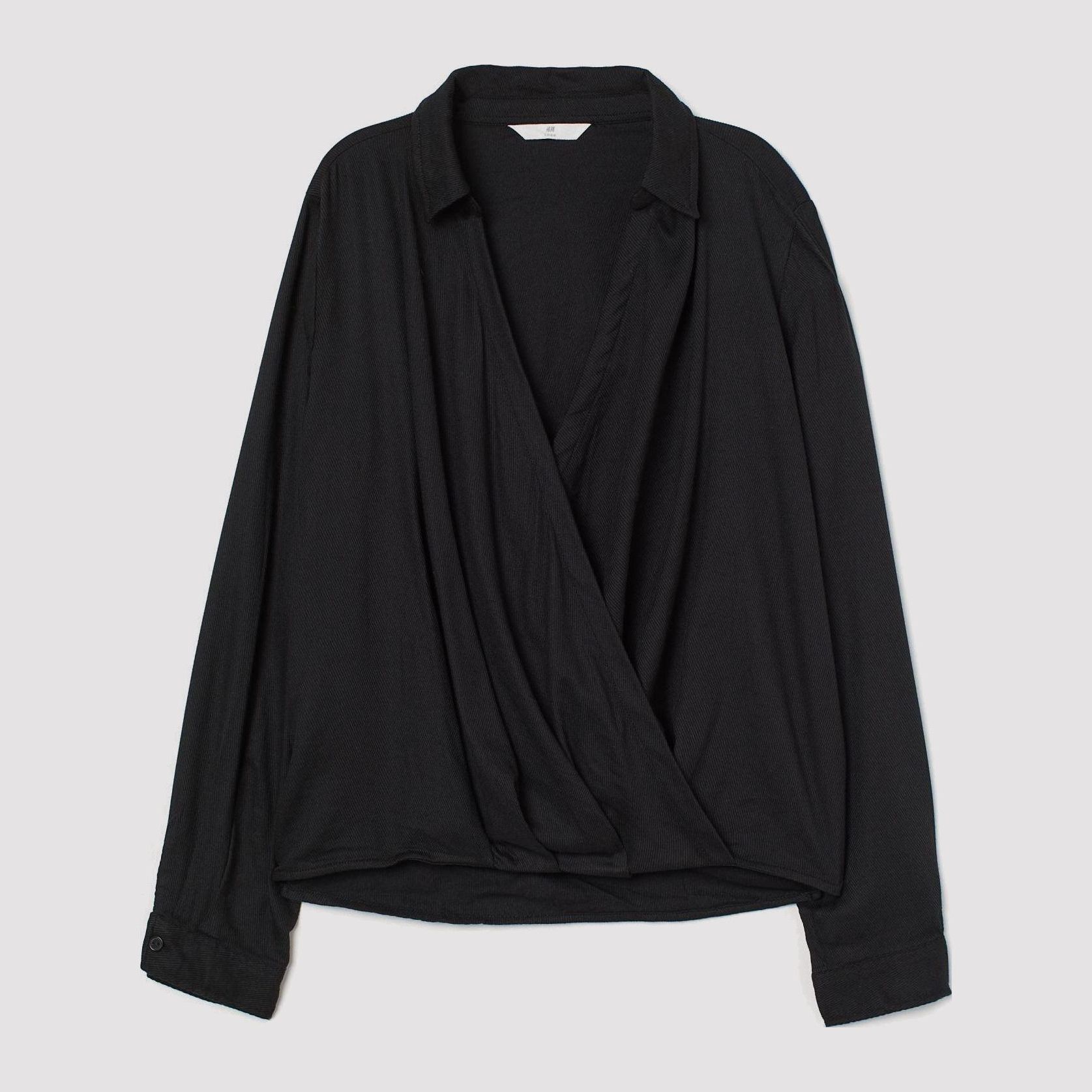 

Блузка H&M 7998530-AAAD 50 Черная