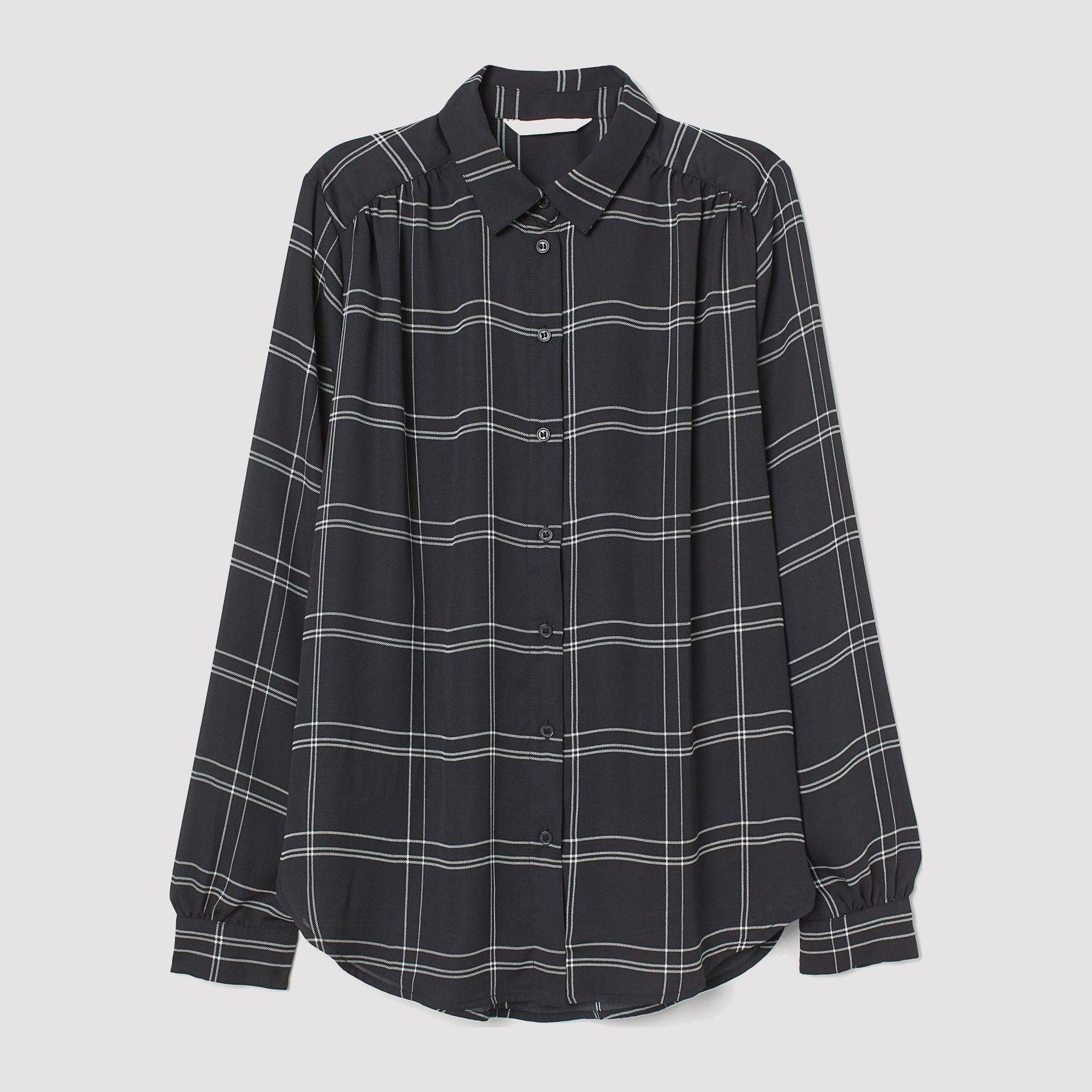 

Рубашка H&M 6970540-ADMY 42 Черная