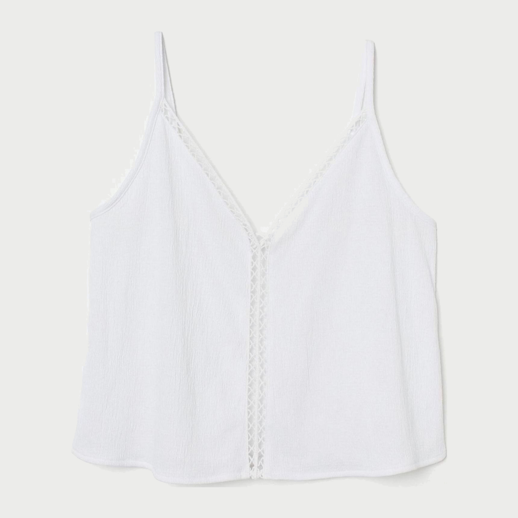 

Топ H&M 7612880-ACTS XXS Белый