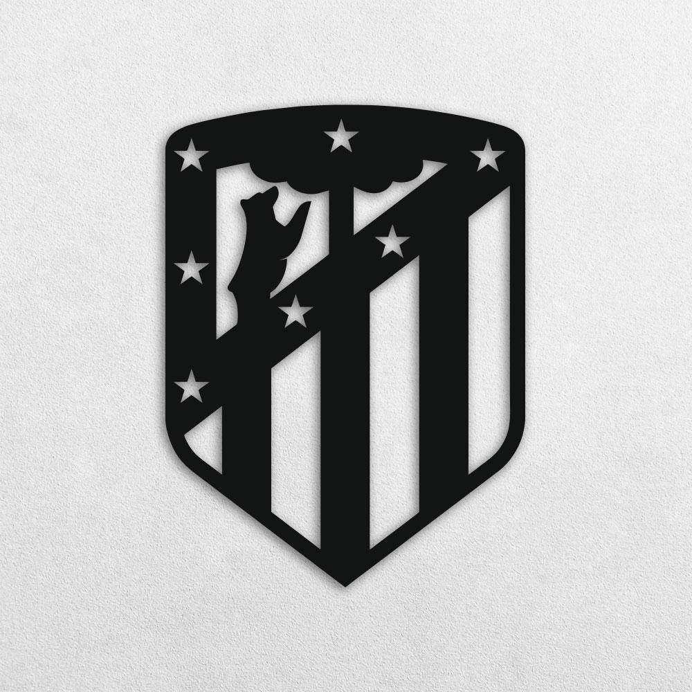 

Картина из дерева панно на стену резное FC Atletico Madrid TWD WALL51006М 50х37см Черный Спорт Вертикальная Без рамы