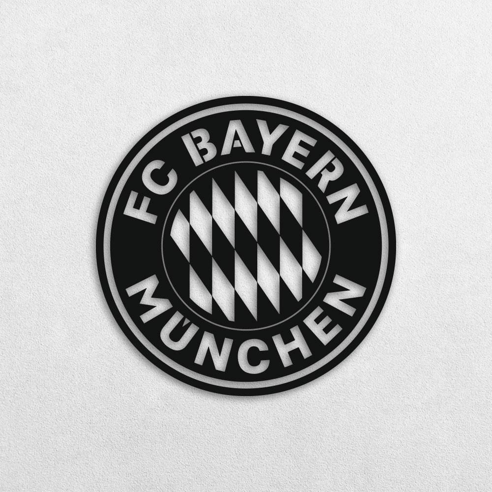 

Картина из дерева панно на стену резное FC Bayern TWD WALL51001 40х40см Черный Спорт Квадрат Без рамы
