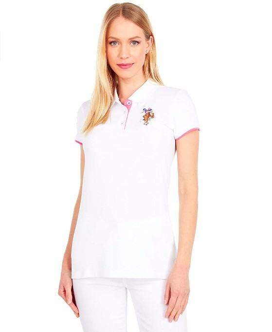

Поло U.S. Polo ASSN  Белая, Поло U.S. Polo ASSN L Белая