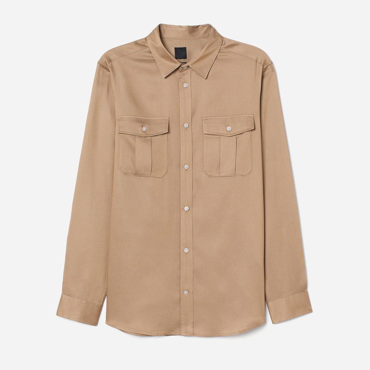 

Рубашка H&M 0859276 L Темно-бежевая