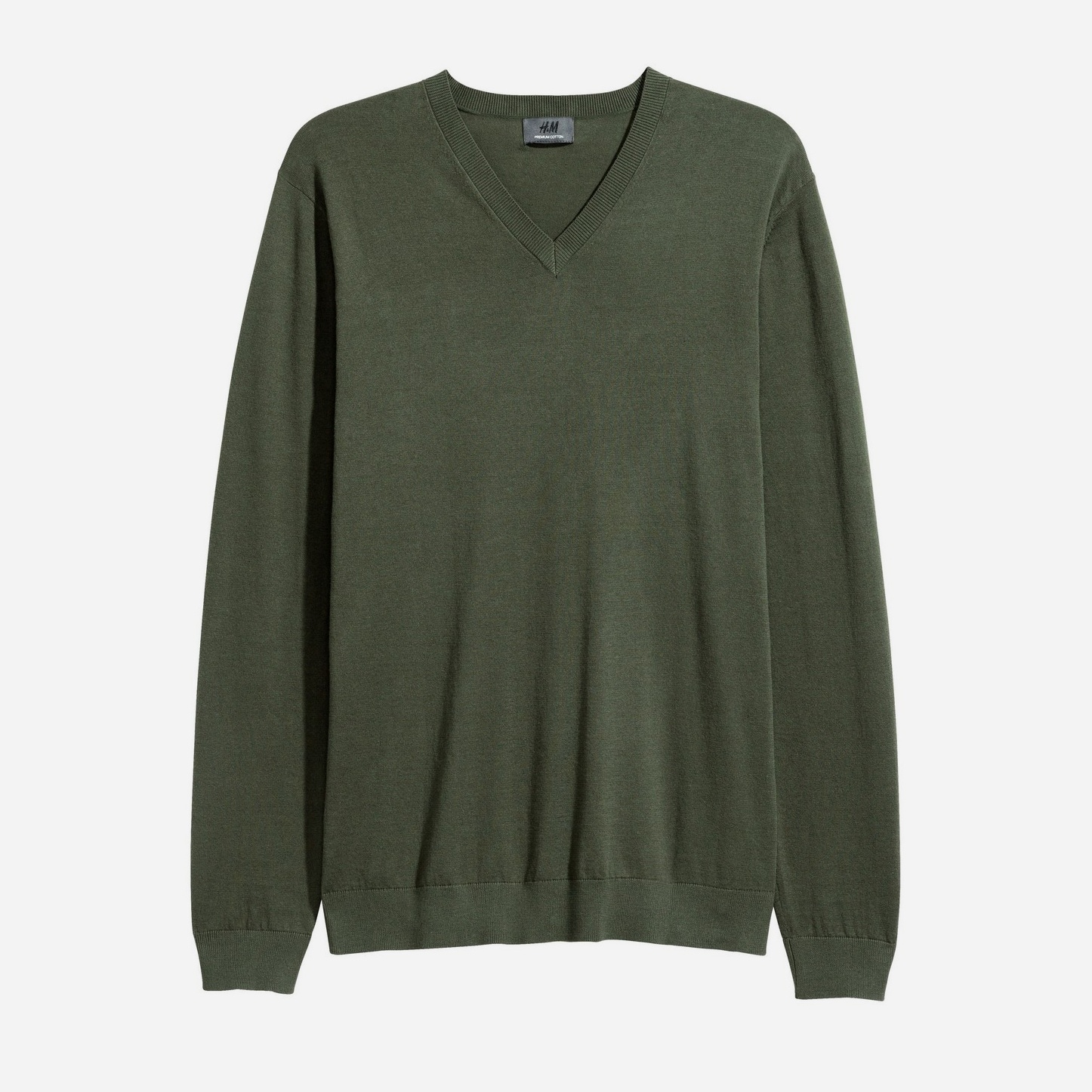 

Пуловер H&M 0443648 L Темно-зеленый
