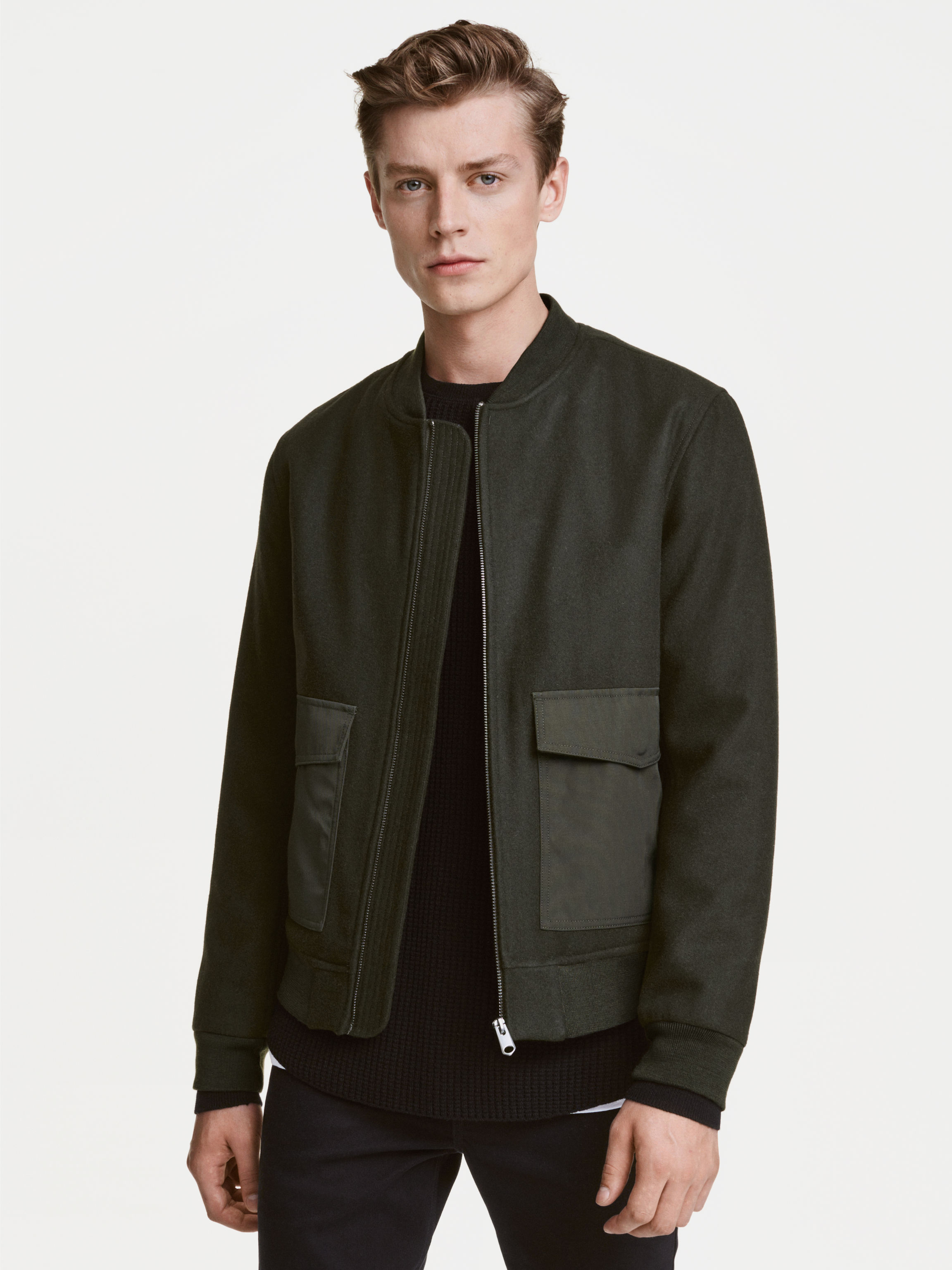 

Ветровка H&M 402460 S Хаки