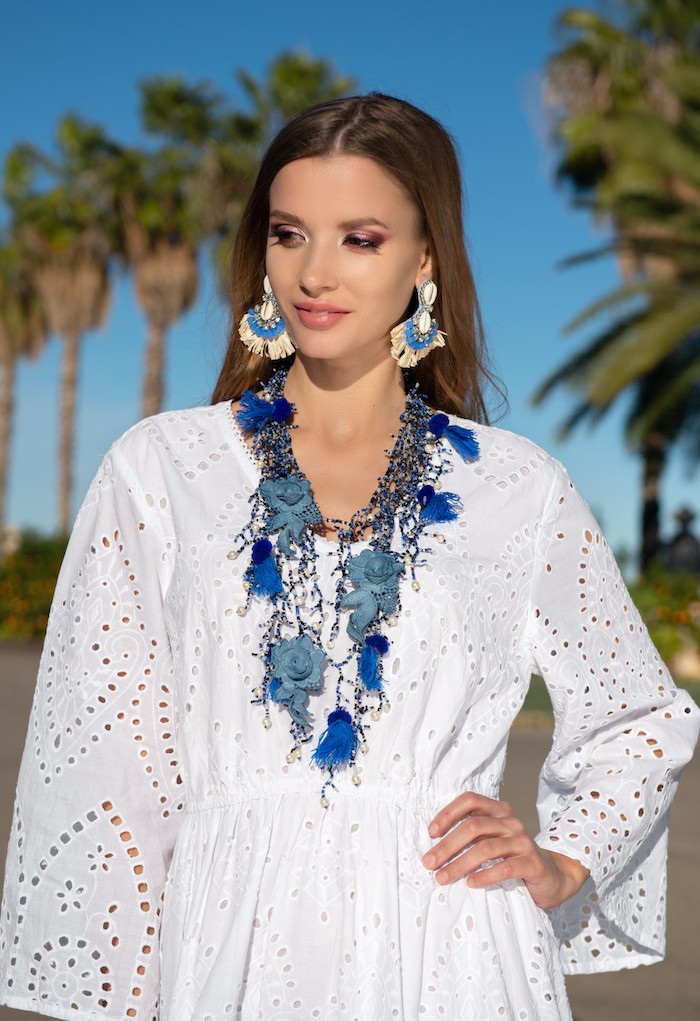 

Бусы AnastaSea 21A-251 BLUE One Size Синий