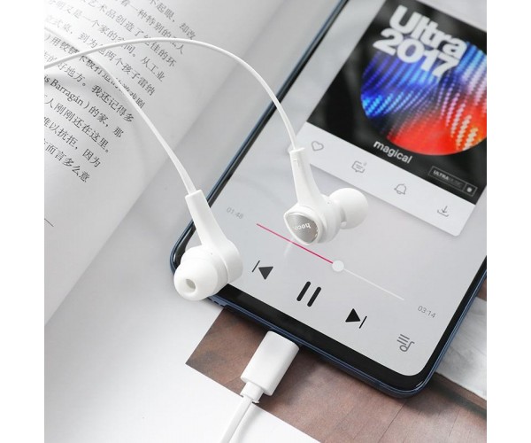 

Наушники MP3 Hoco M67 Passion Type-C Белый