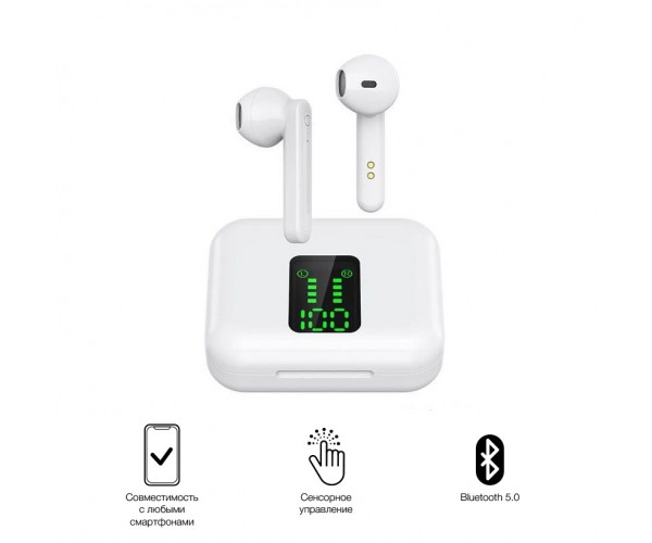 

Беспроводные bluetooth наушники TWS P100 Pro Белые