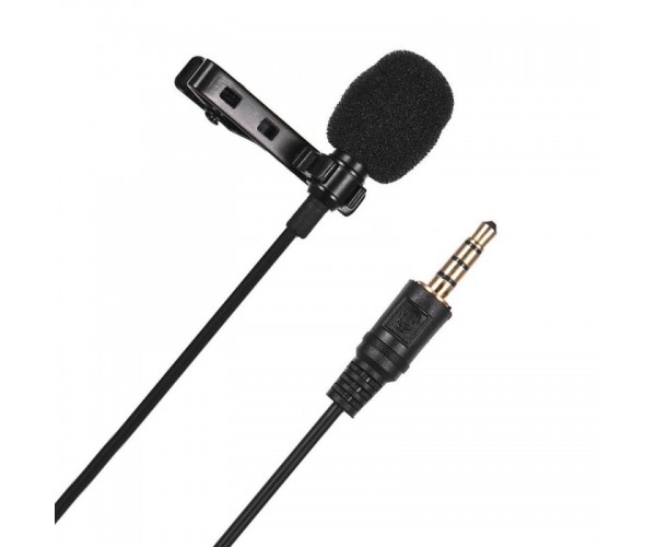 

Микрофон петличный JH-043 Lavalier MicroPhone 3.5mm jack с зажимом