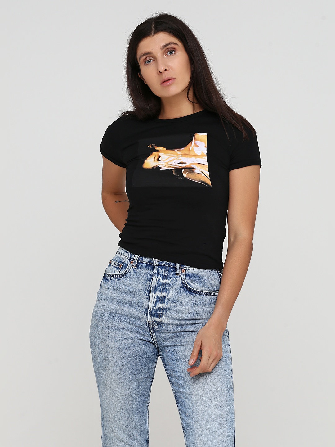 

Футболка H&M 0753252_фото  Черная, Футболка H&M 0753252_фото XS Черная