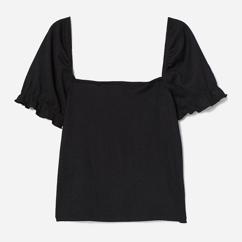 

Топ H&M 0708456_чер L Черный