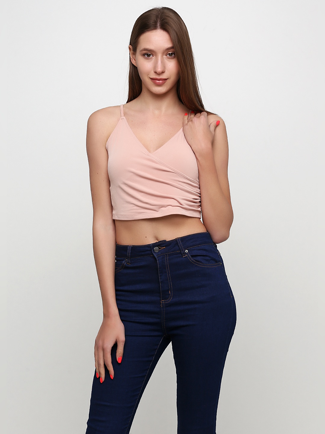 

Топ H& 0512568_пудра_02  Розовый, Топ H&M 0512568_пудра_02 M Розовый