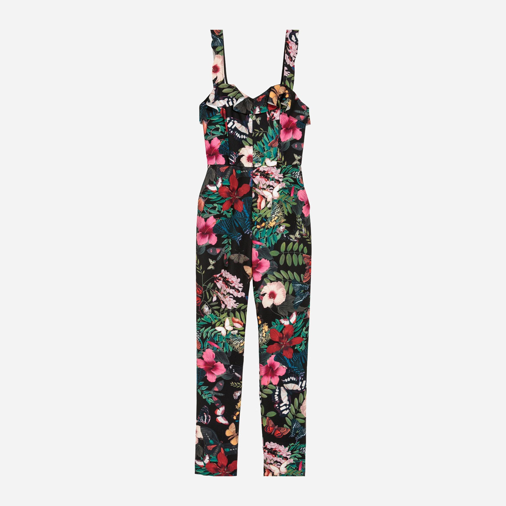 

Комбинезон H&M 0589514_цветы_01 36 Черный