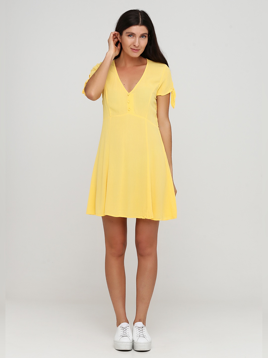 

Платье H&M 0-0906  Желтое, Платье H&M 0-0906 38 Желтое