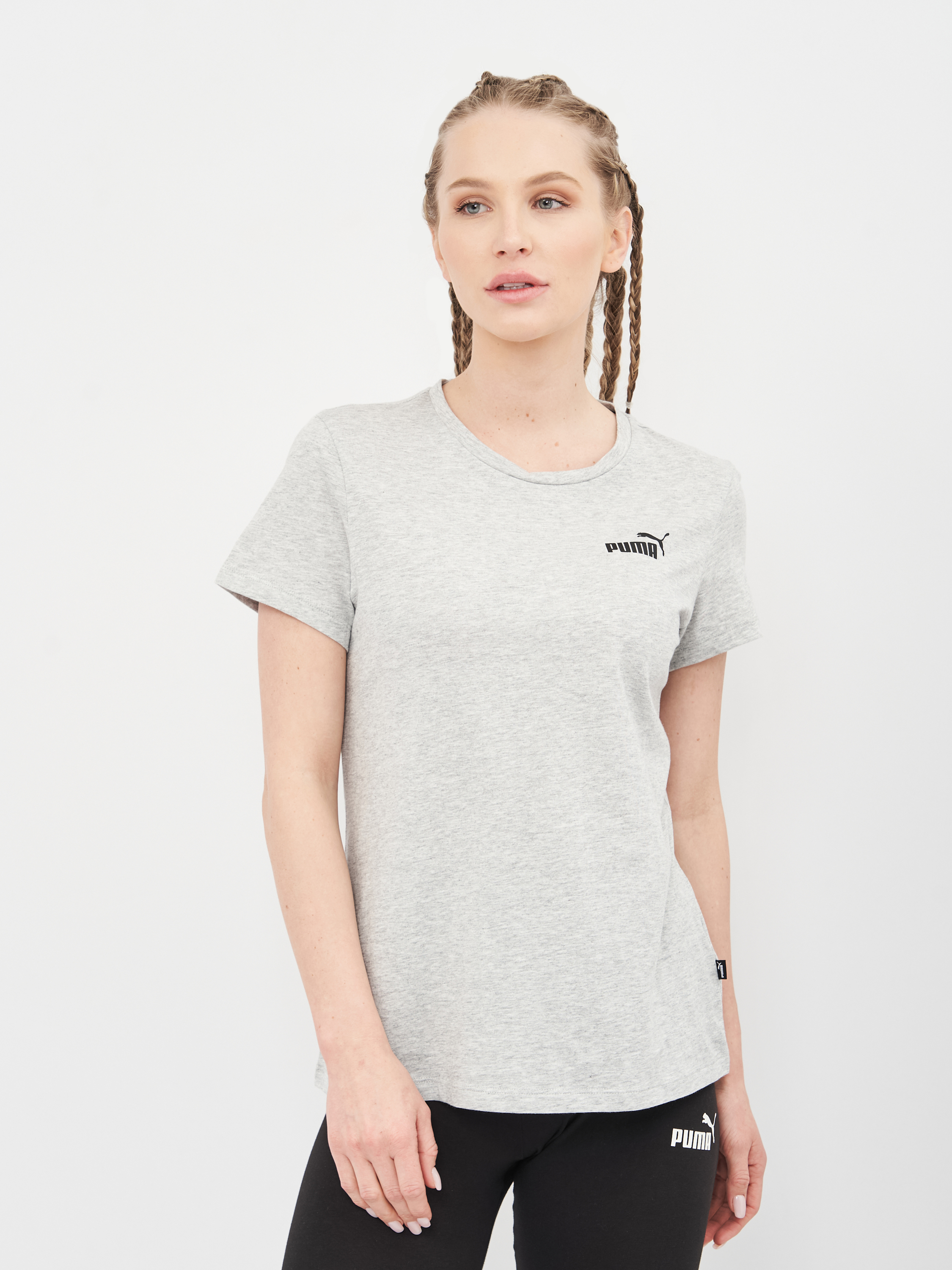 

Футболка Puma ESS Small Logo Tee 58677604 XL Light Gray Heather