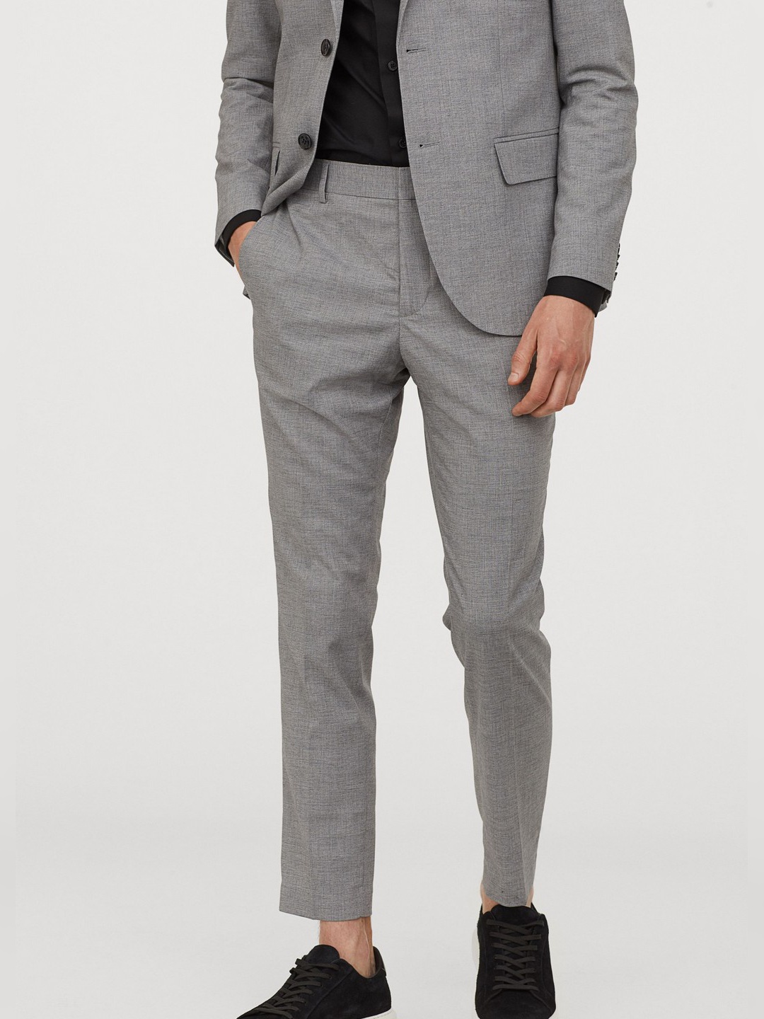 

Брюки H&M 0714032_серый_01 52 Светло-серые