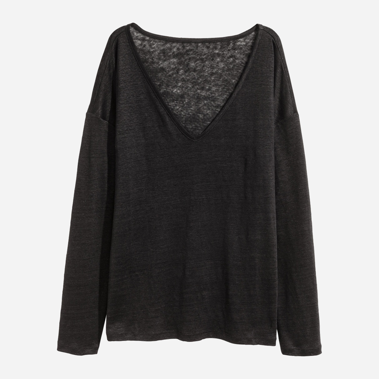 

Лонгслив H&M 0531615_V_02 S Черный (LD2000000621227_KAY2000000621227)