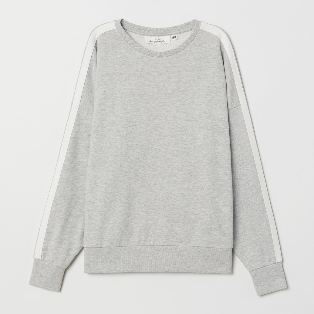 

Свитшот H&M 0713321 M Светло-серый