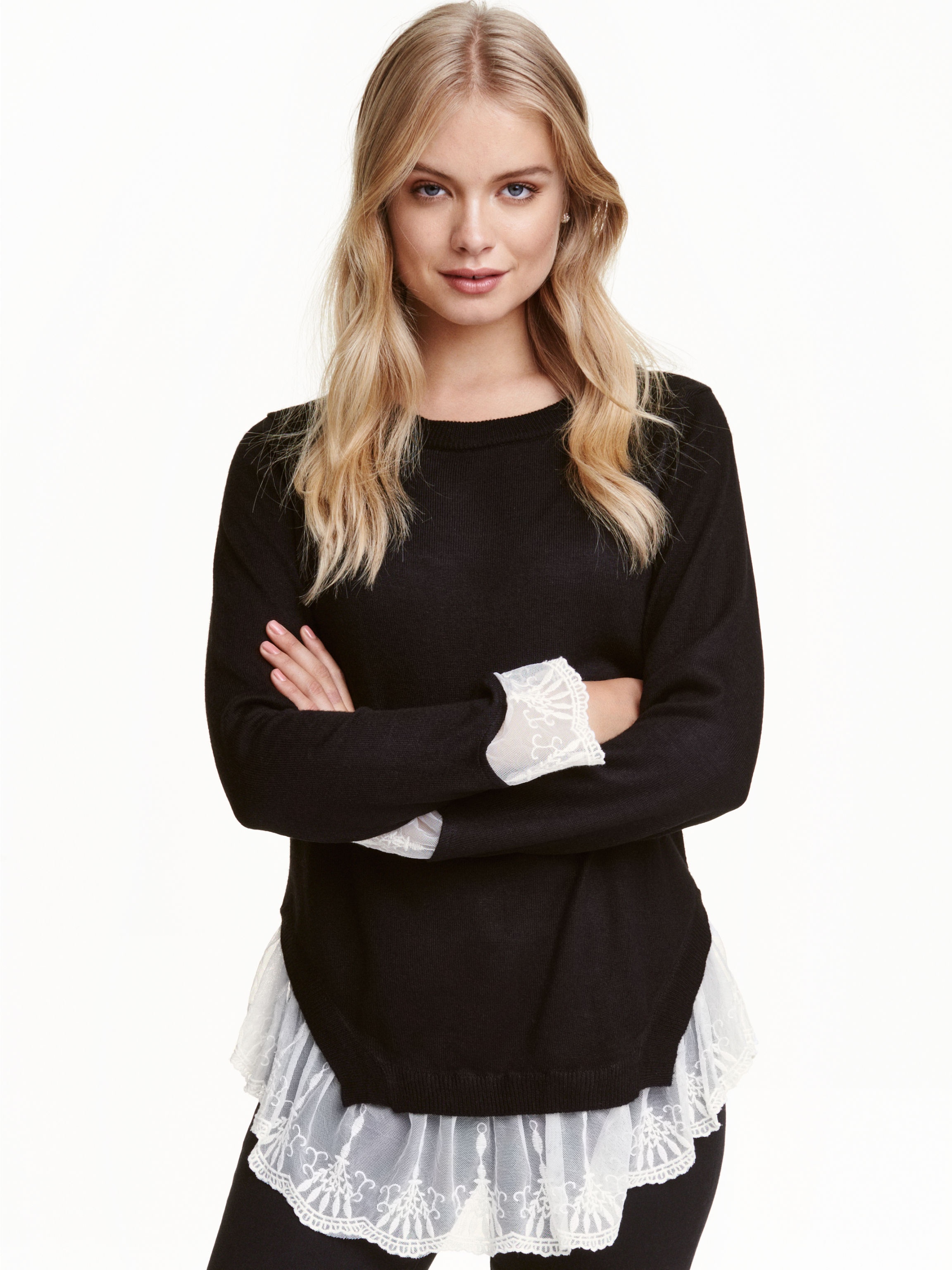 

Джемпер H&M 4245114 S Черный