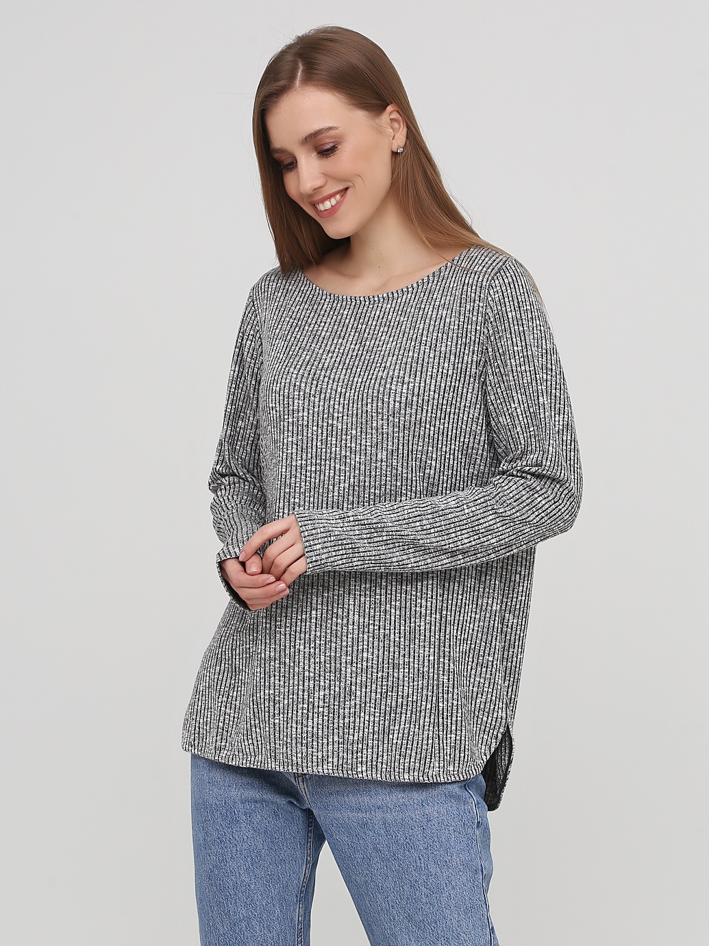 

Джемпер H&M 3646344 M Серый меланж