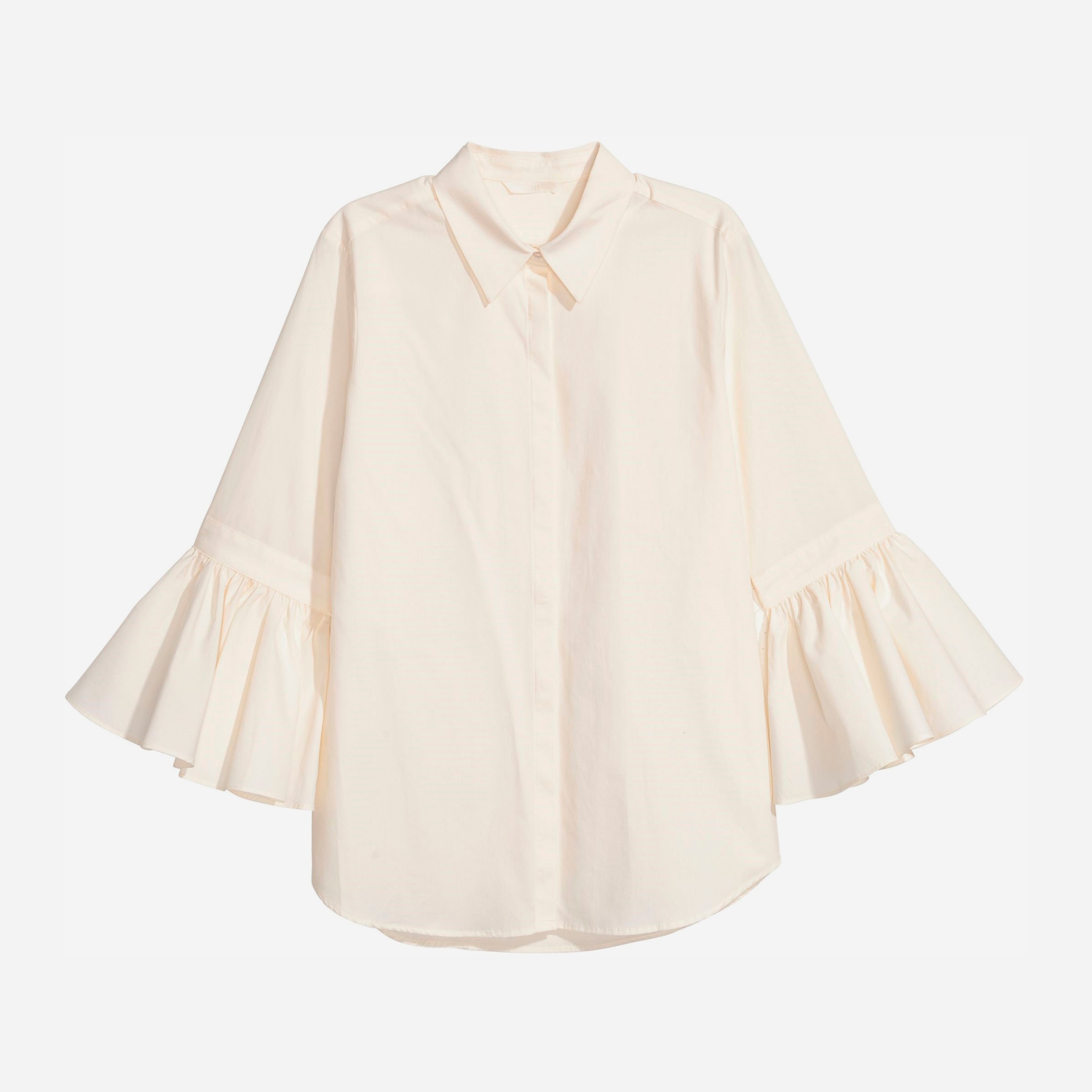 

Блузка H&M 5976496 42 Натуральная белая