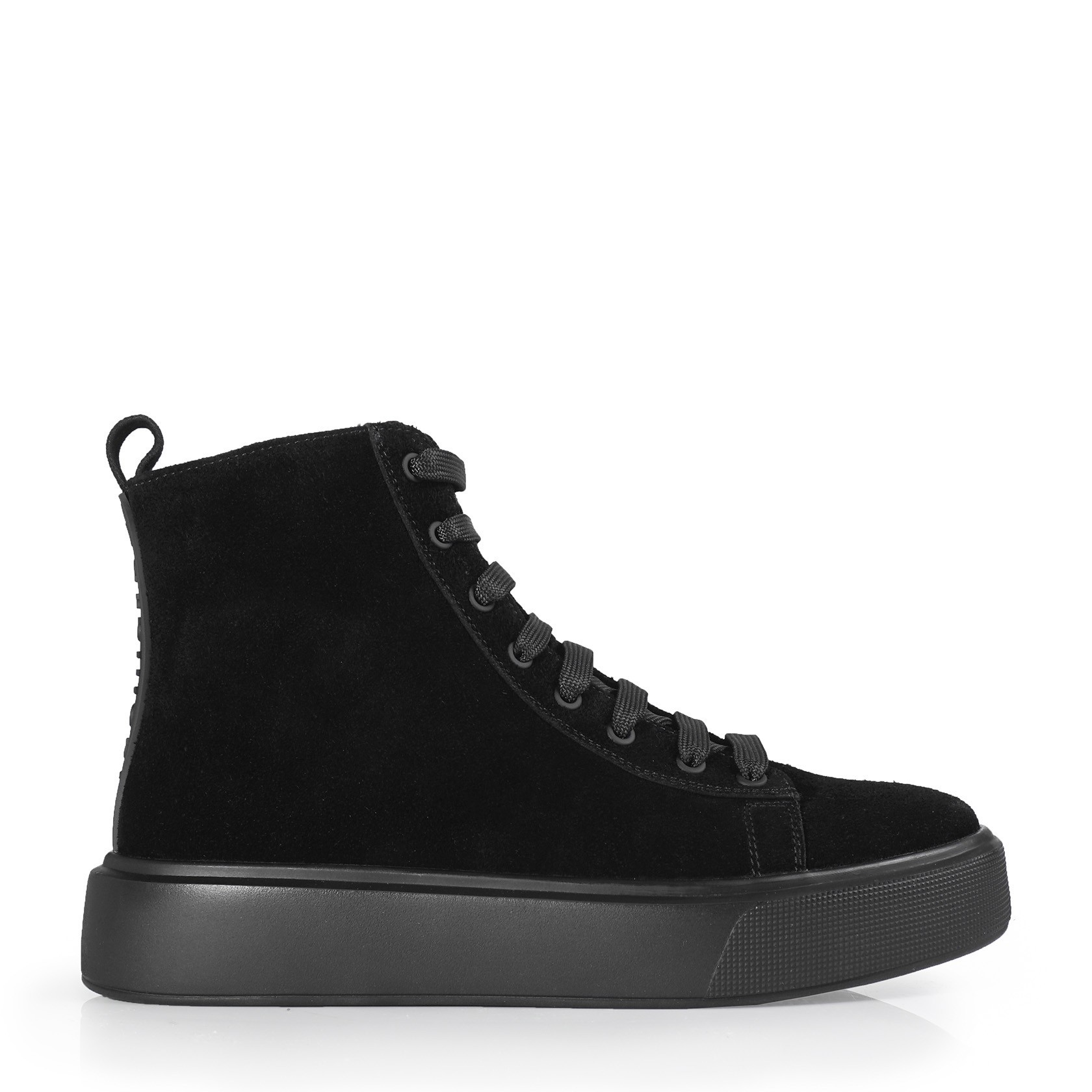 

Женские замшевые кеды Barbilioni Daisy 36 черные B.12-032-12D-01S-01/01